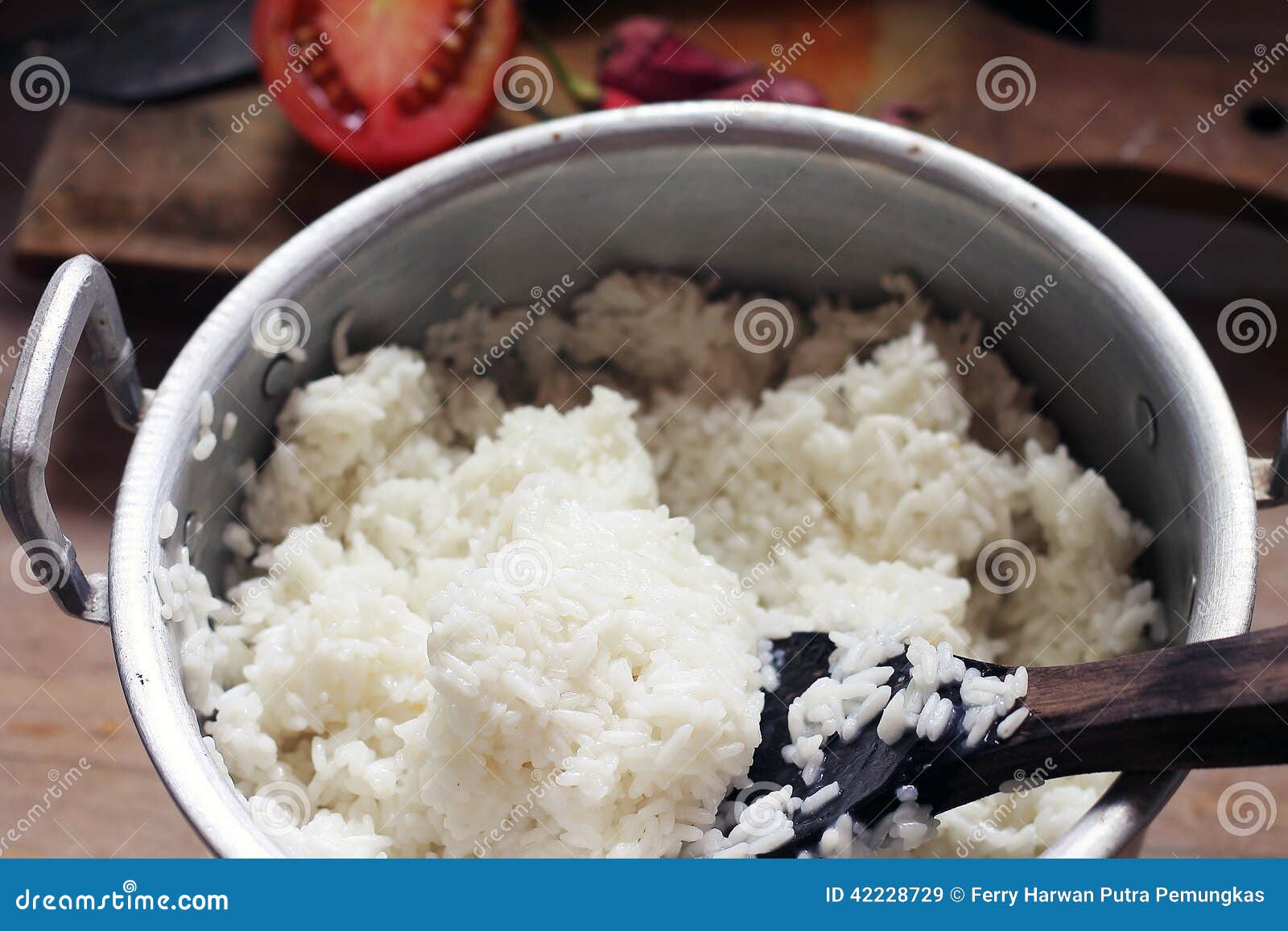 Homemade cooking rice stock image. Image of healthy, cuisine - 42228729