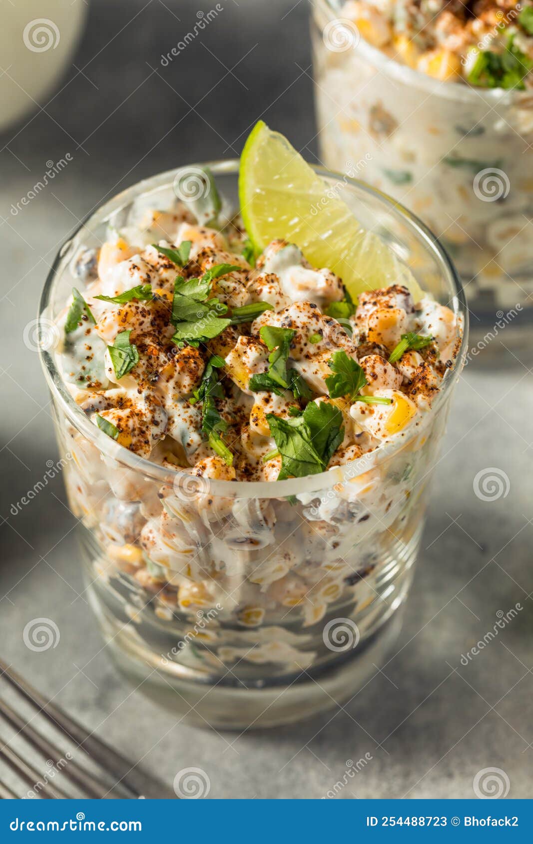 Homemade Corn Elote Esquites in a Cup Stock Image Image of mayonnaise