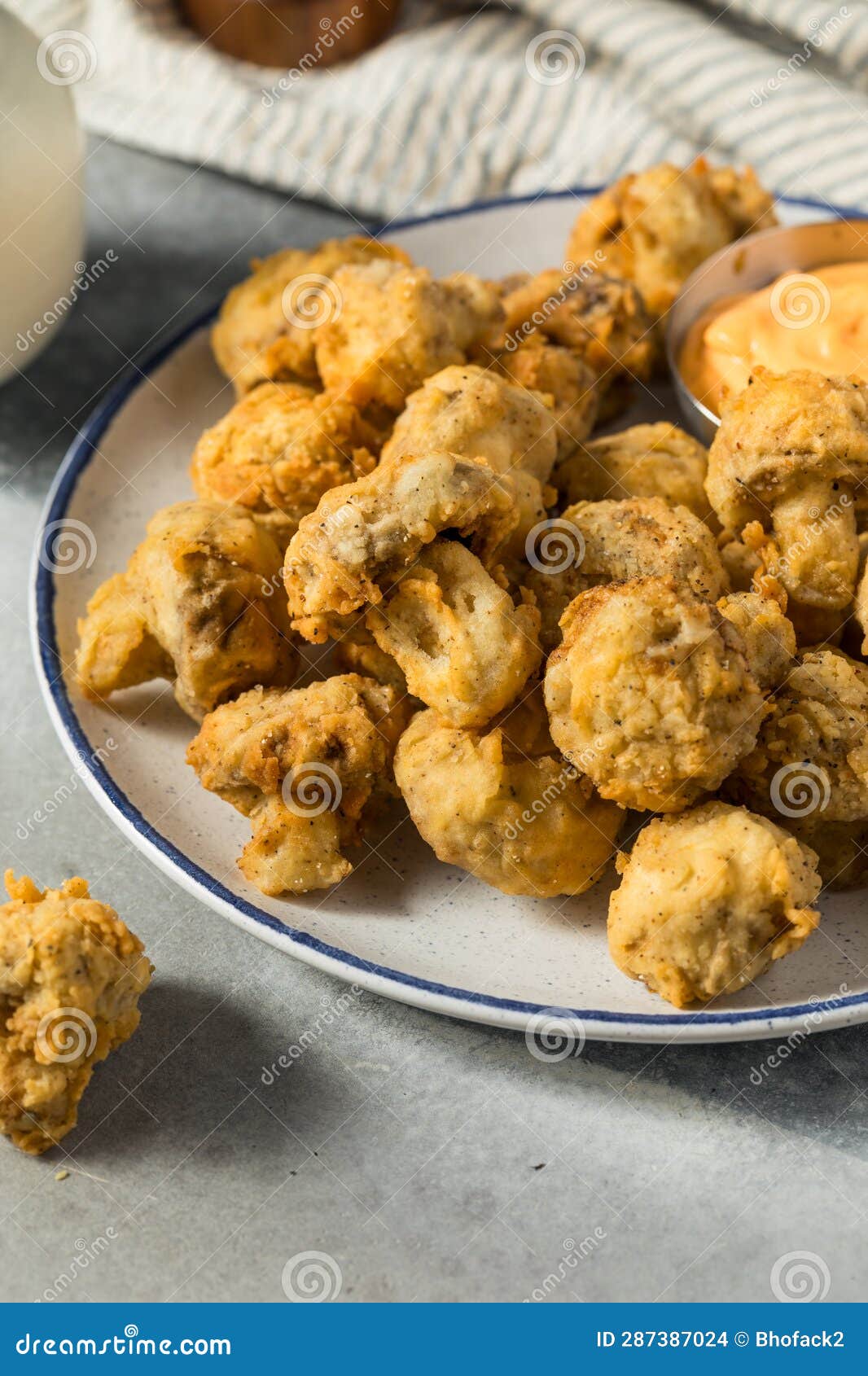 Homemade Deep Fried Mushrooms Stock Photo Image of mushroom