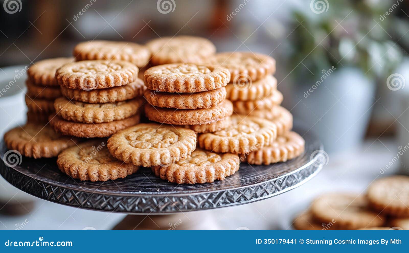 homemade, delicious, buttery, hard and crunchy peanut butter cookies