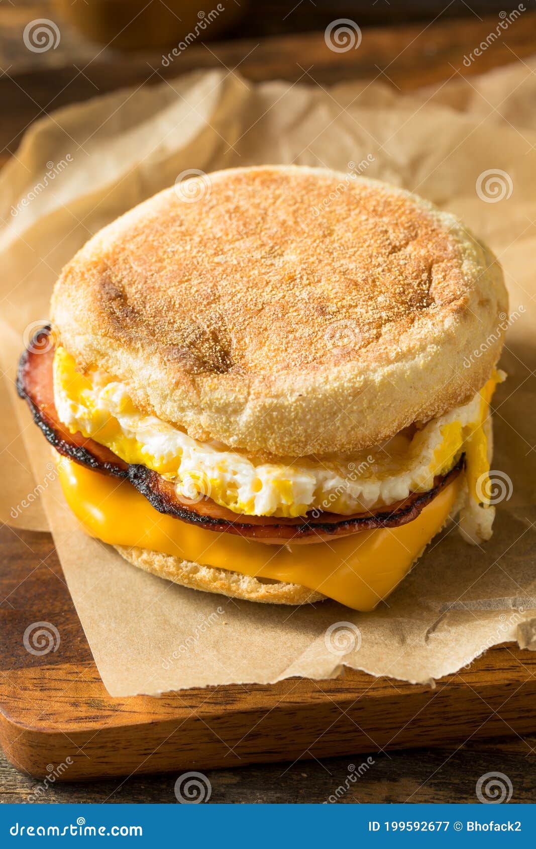 homemade egg english muffin sandwich