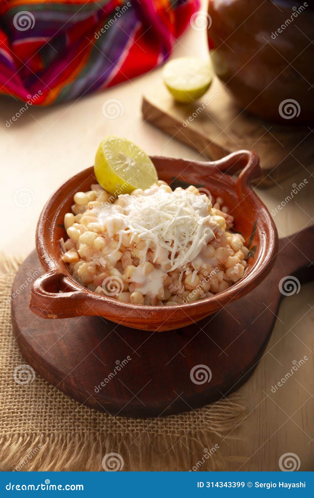 homemade esquites mexican food recipe