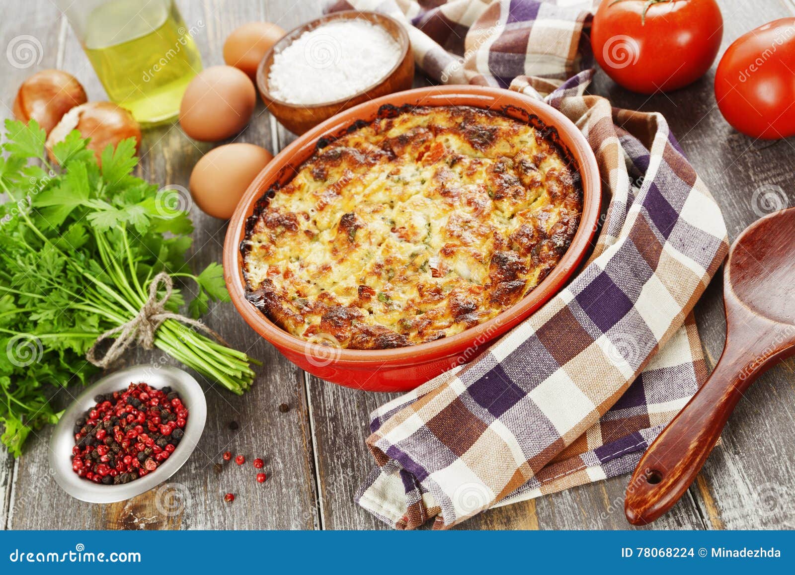 Homemade fish casserole stock photo. Image of pollack 78068224