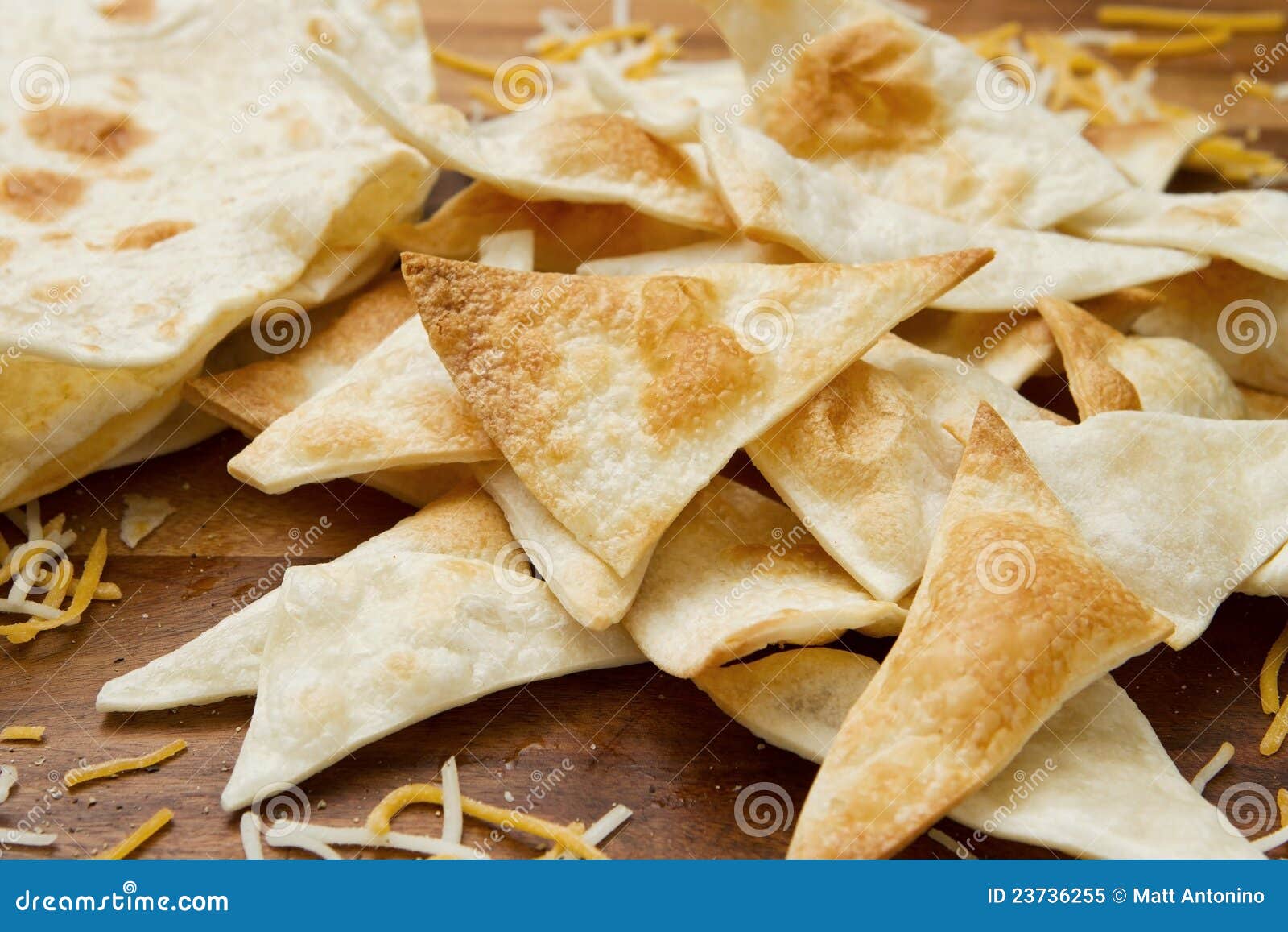 Homemade Flour Tortilla Chips Stock Image Image of homemade, hungry