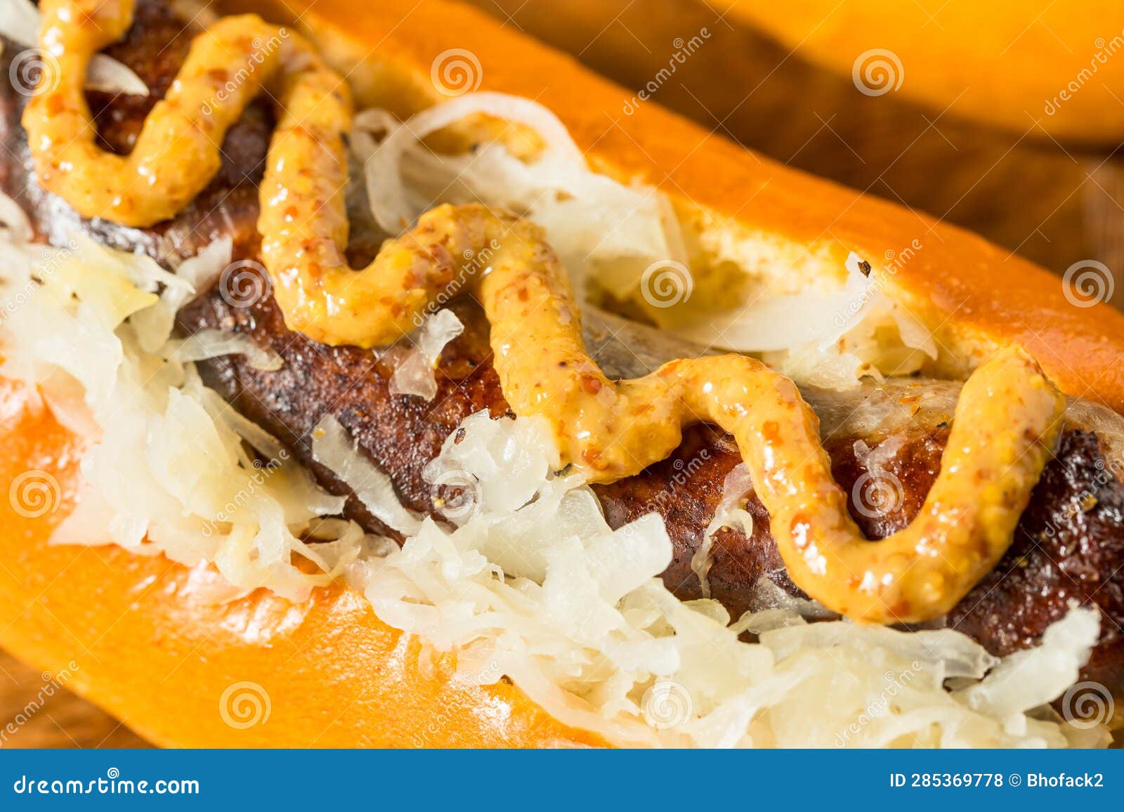 Homemade German Bratwurst Sausage Stock Photo Image of barbecue