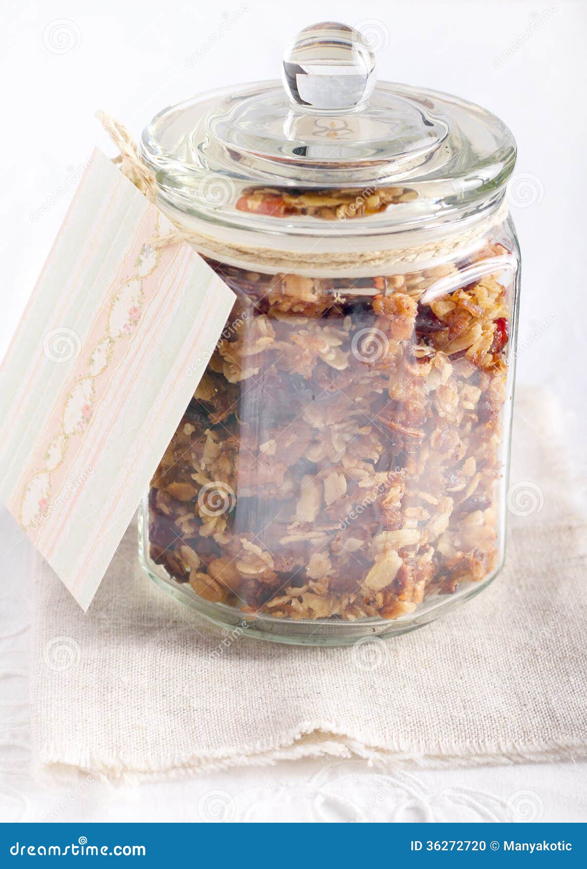Homemade granola stock photo. Image of dessert, handmade 36272720