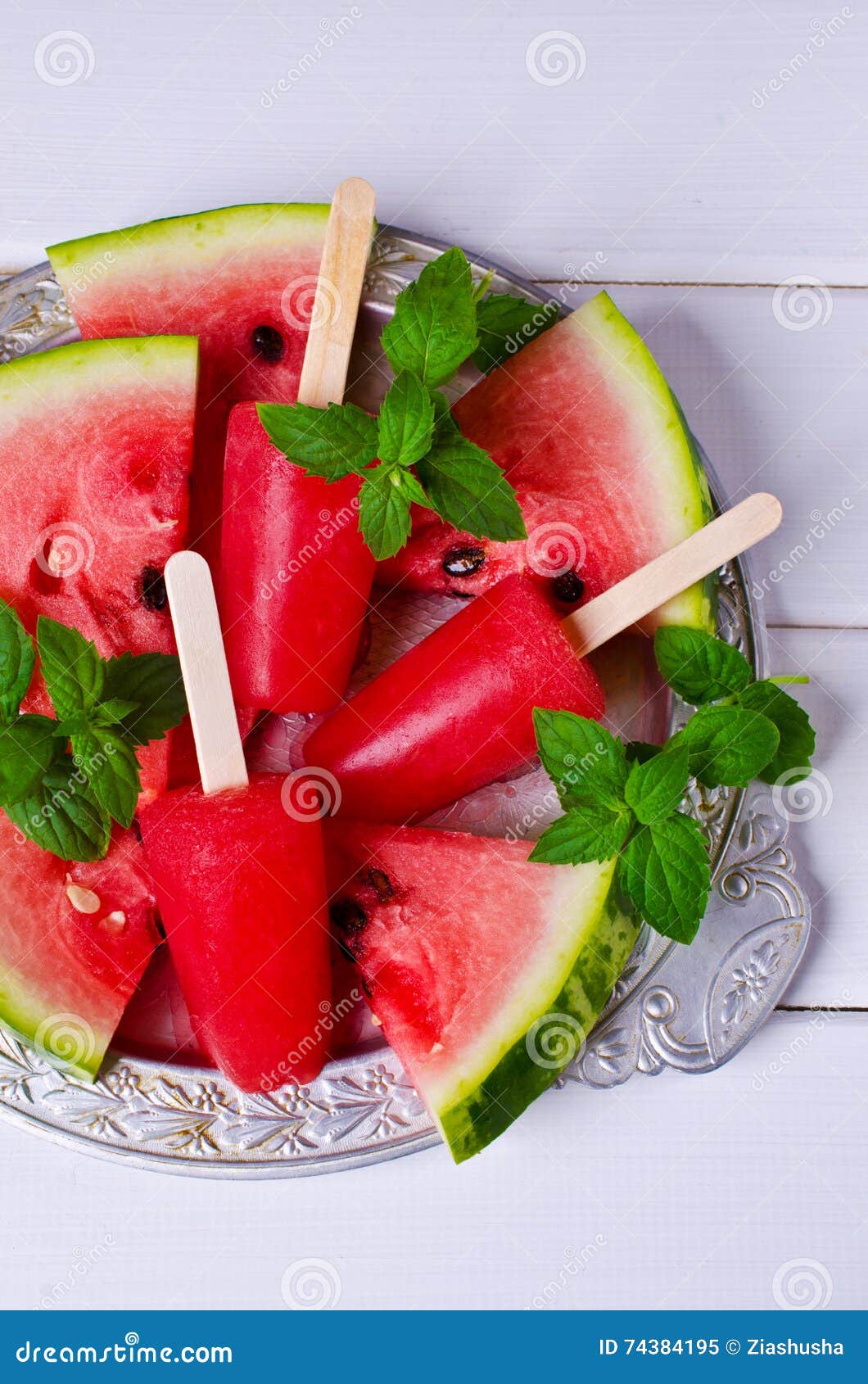 Homemade ice lolly stock image. Image of delicious, portion - 74384195