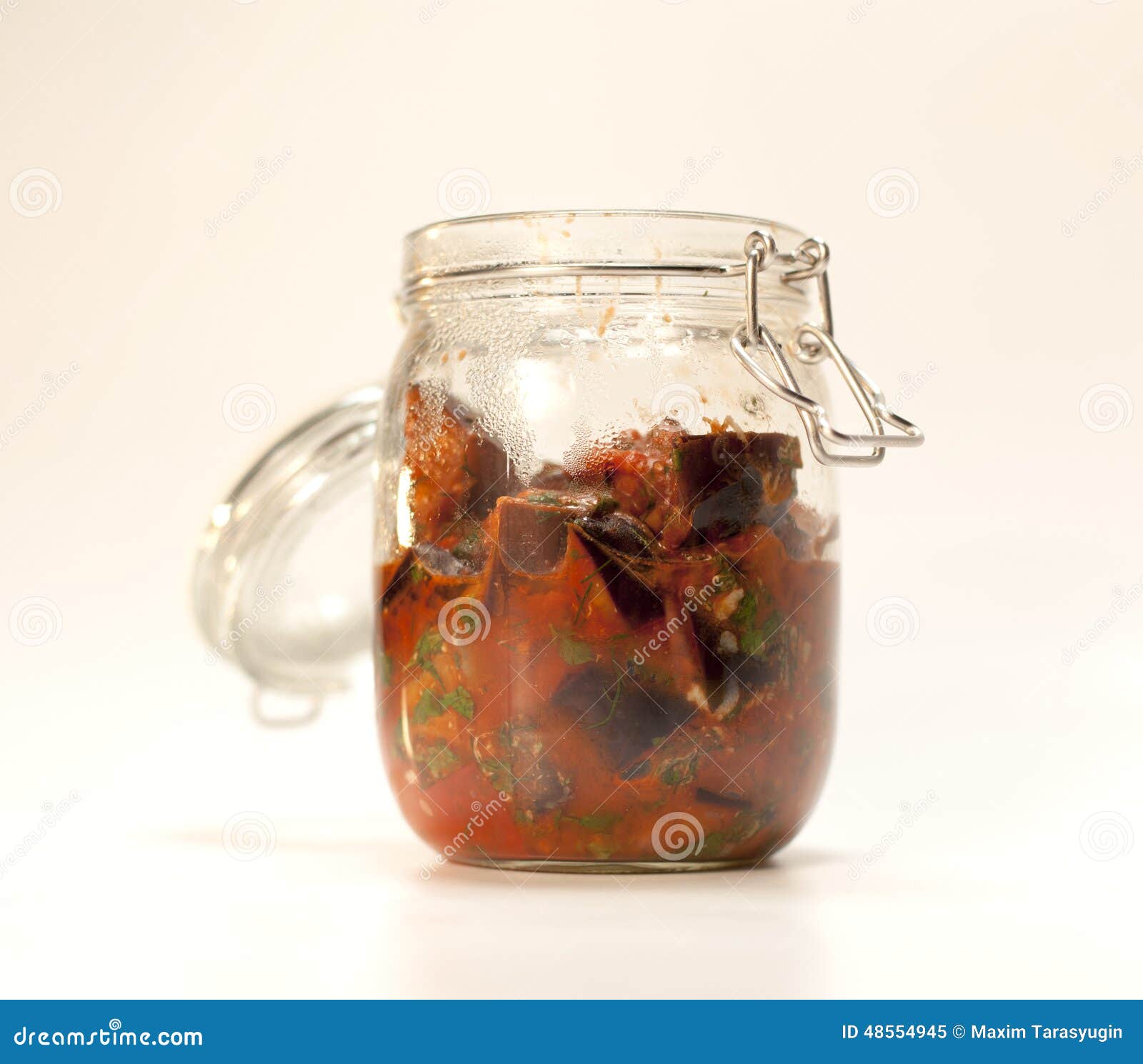Homemade jar for canning stock image. Image of pickled 48554945