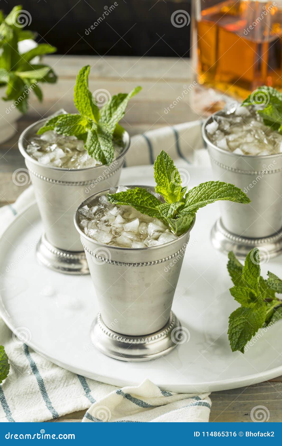 homemade kentucky mint julep