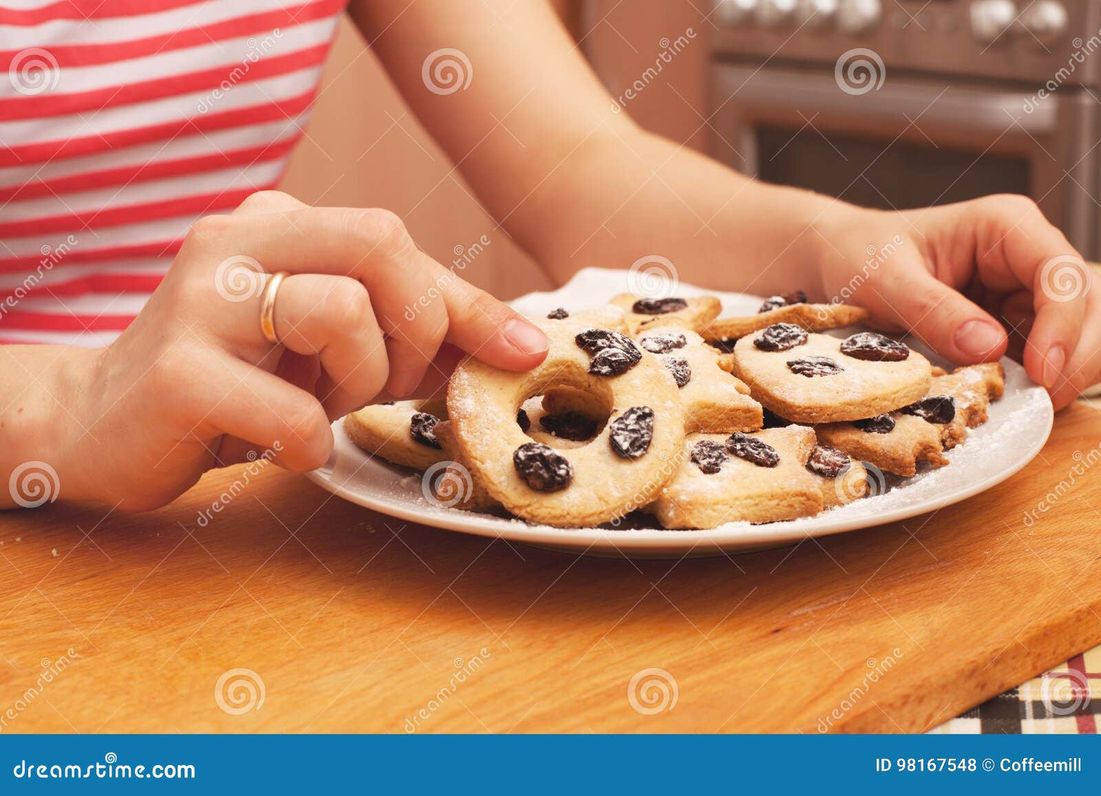 Homemade Liver with Raisins on the Table. Stock Photo Image of form