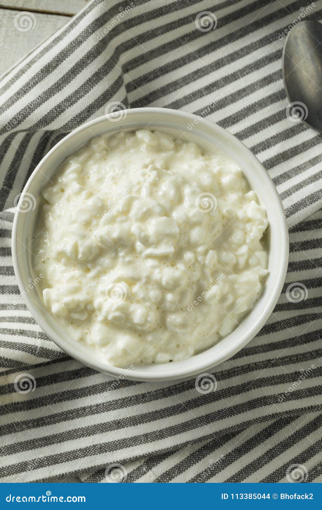 Homemade Low Fat Cottage Cheese Stock Photo Image Of Eating
