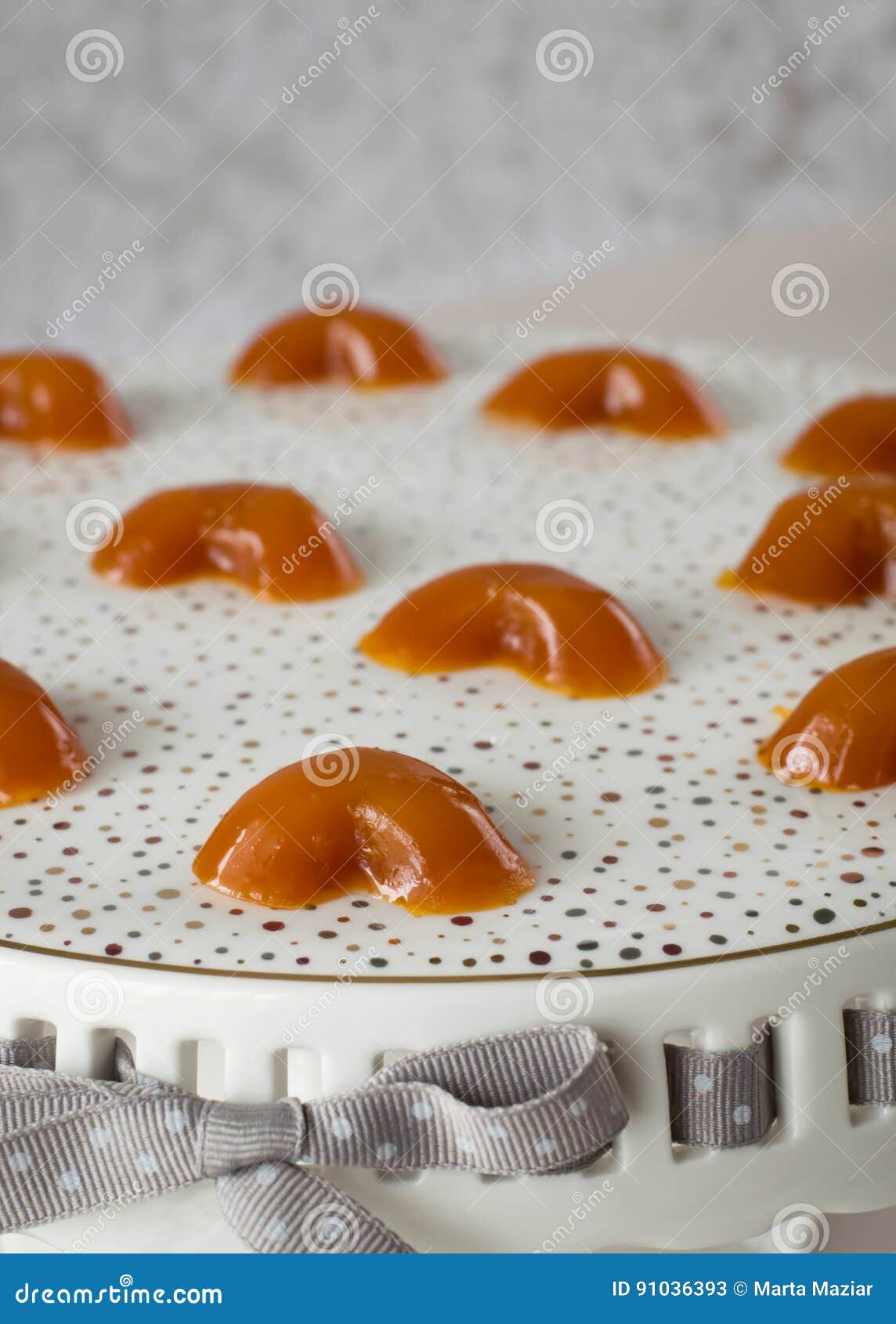Homemade Mango and Passion Fruit Jelly Candy Stock Image Image of