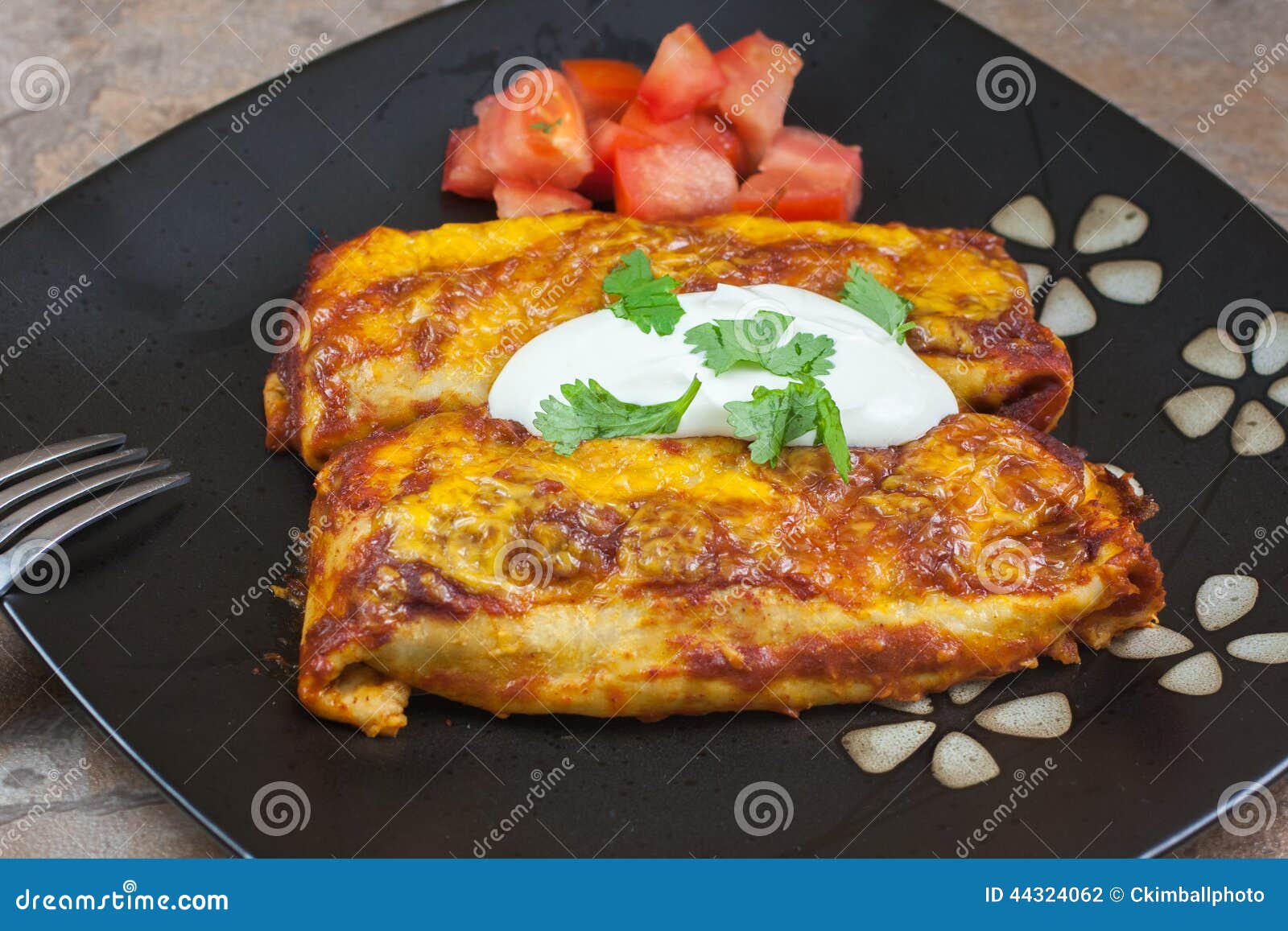 Homemade Mexican Enchiladas Stock Photo Image of peppers, homemade