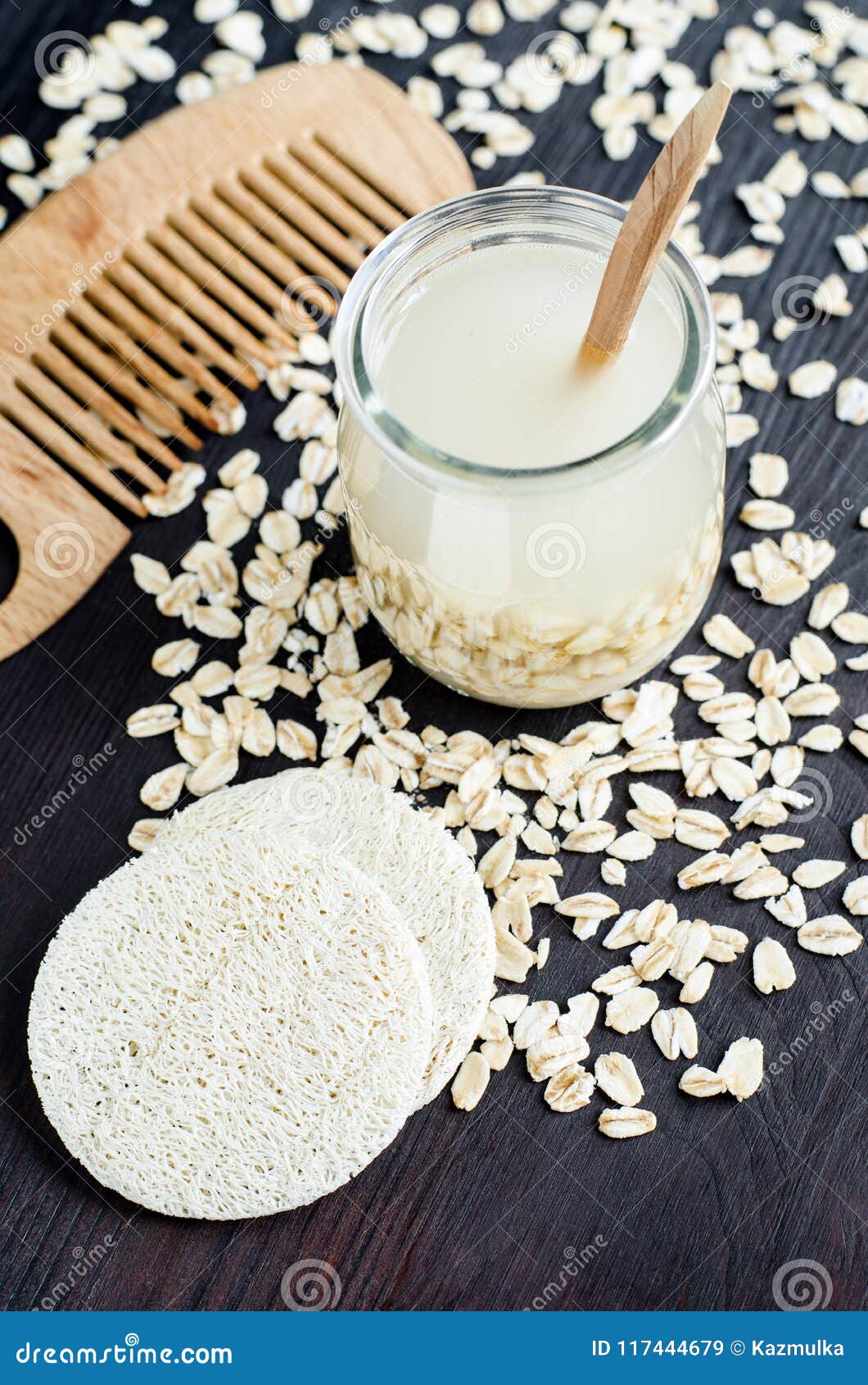 homemade facial with oatmeal