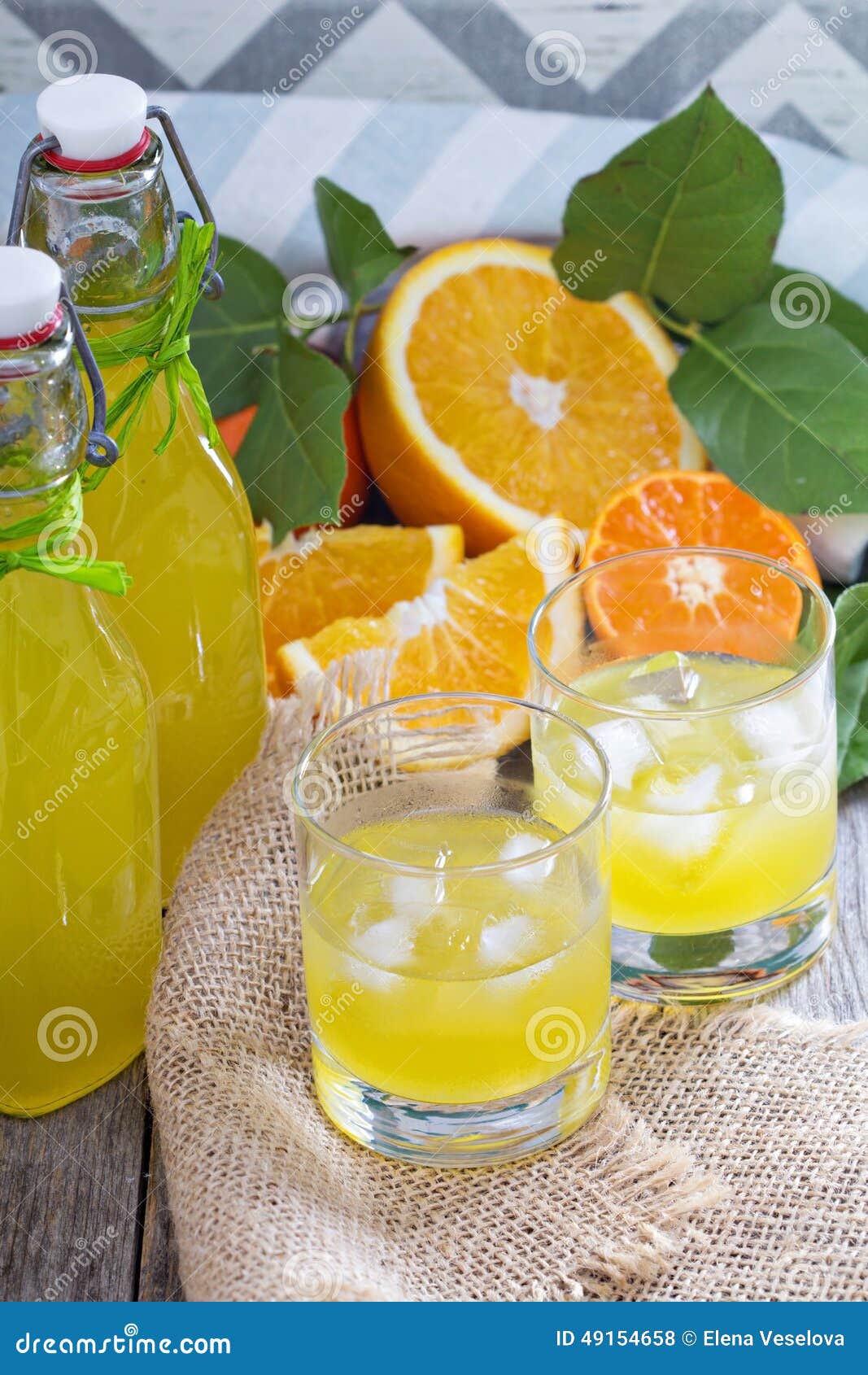 Homemade orange liqueur stock photo. Image of cool, garnish 49154658