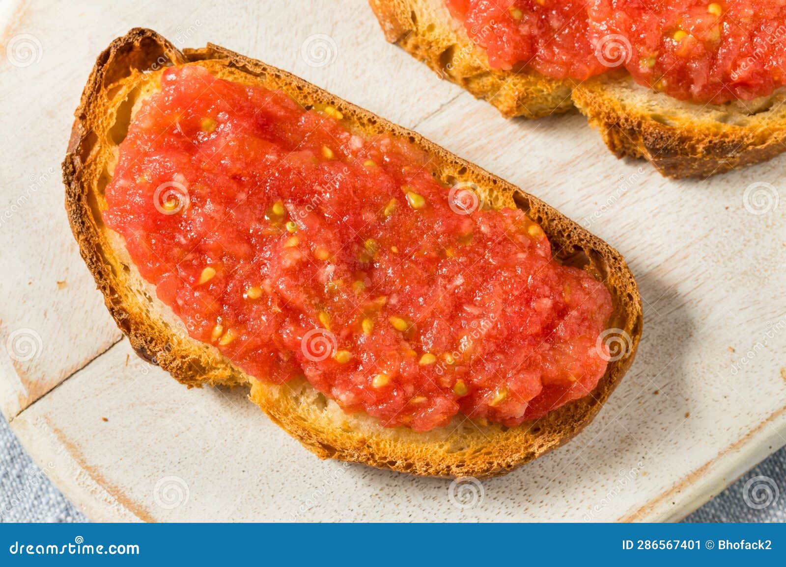 homemade pan con tomate tomato toast