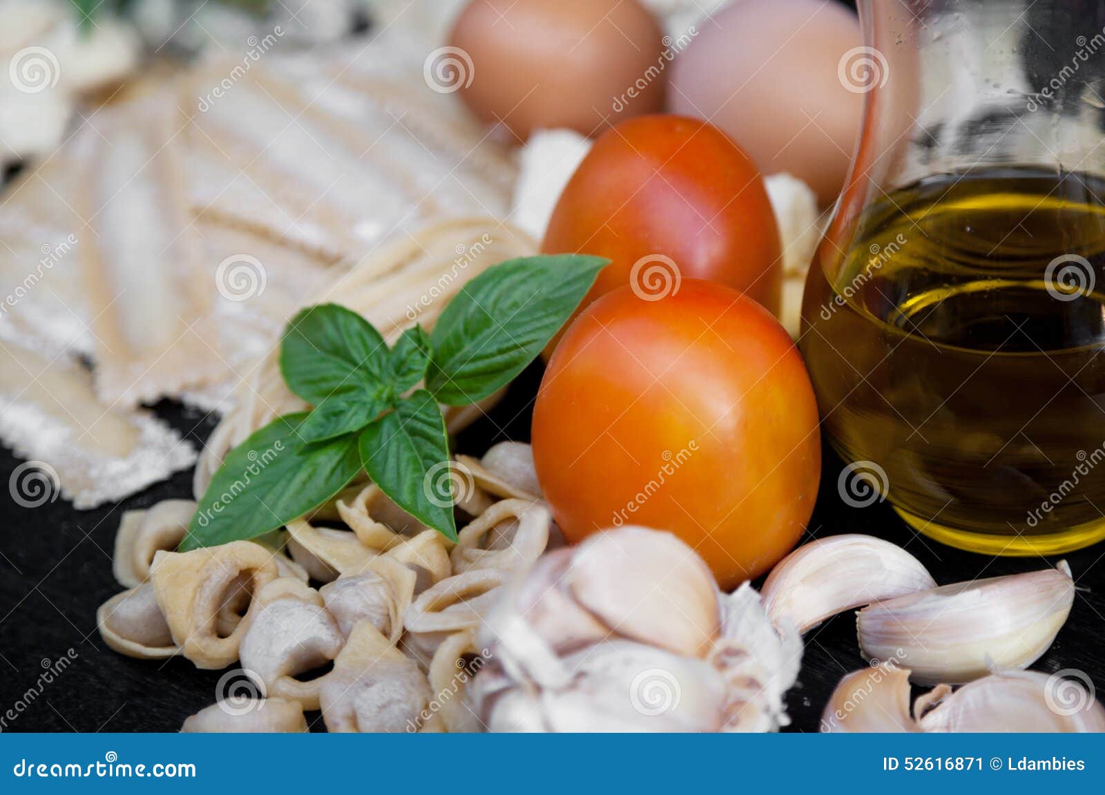 Homemade pasta cooking stock image. Image of olive, dinner - 52616871