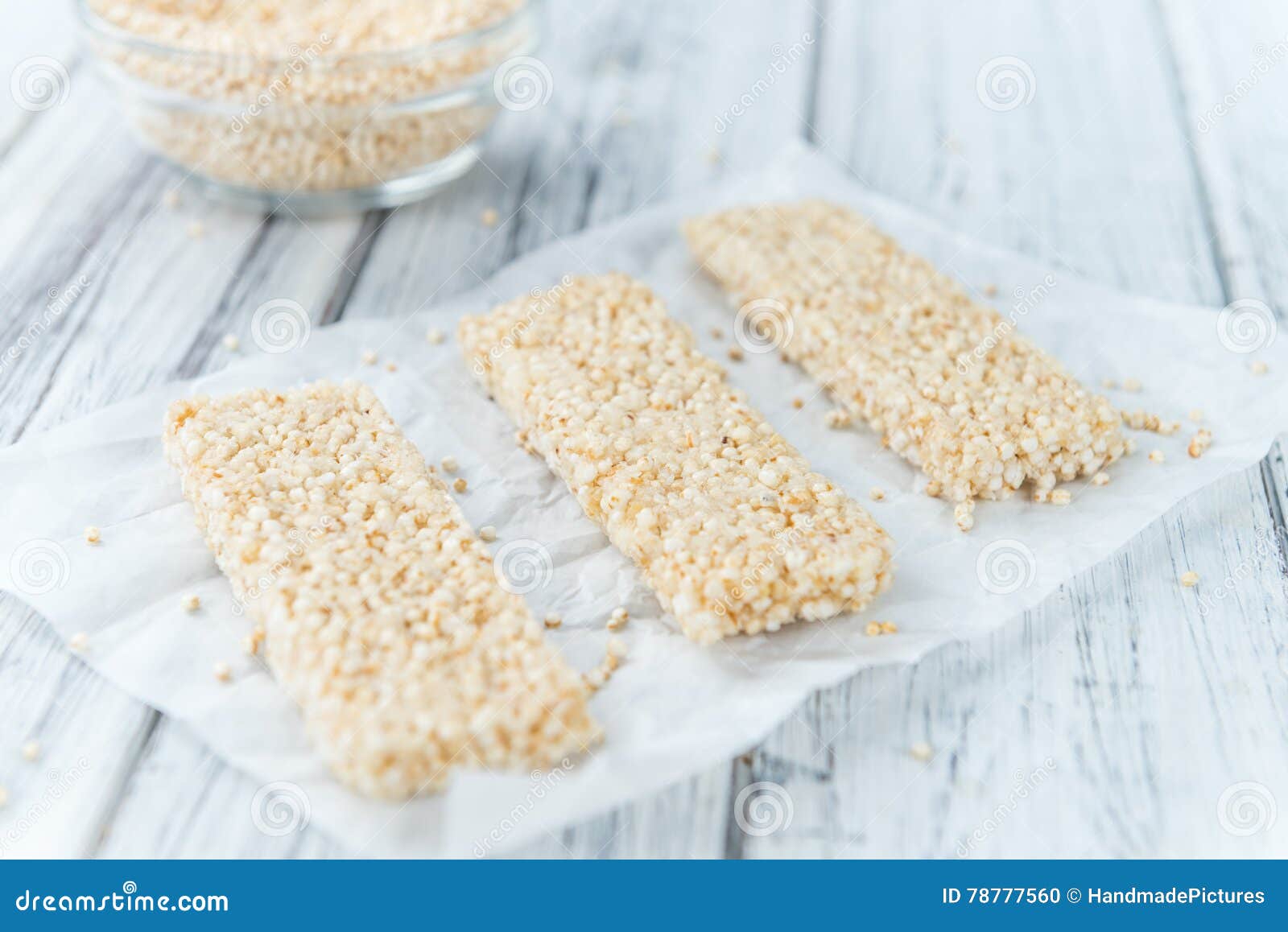 Homemade Quinoa Bars stock photo. Image of ingredient 78777560