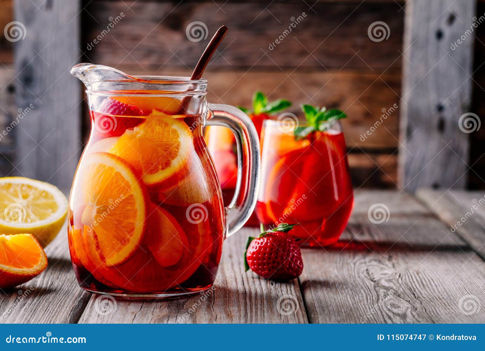 Sangria Glass Pitcher