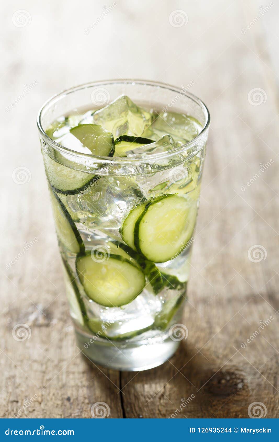 Homemade Refreshing Cucumber and Mint Lemonade Stock Photo - Image of
