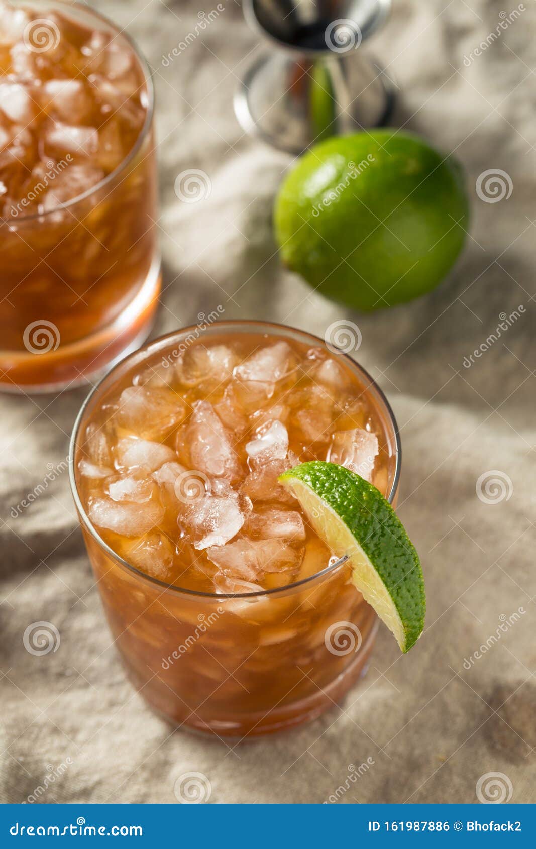 Homemade Rum Corn and Oil Cocktail Stock Photo Image of freshness