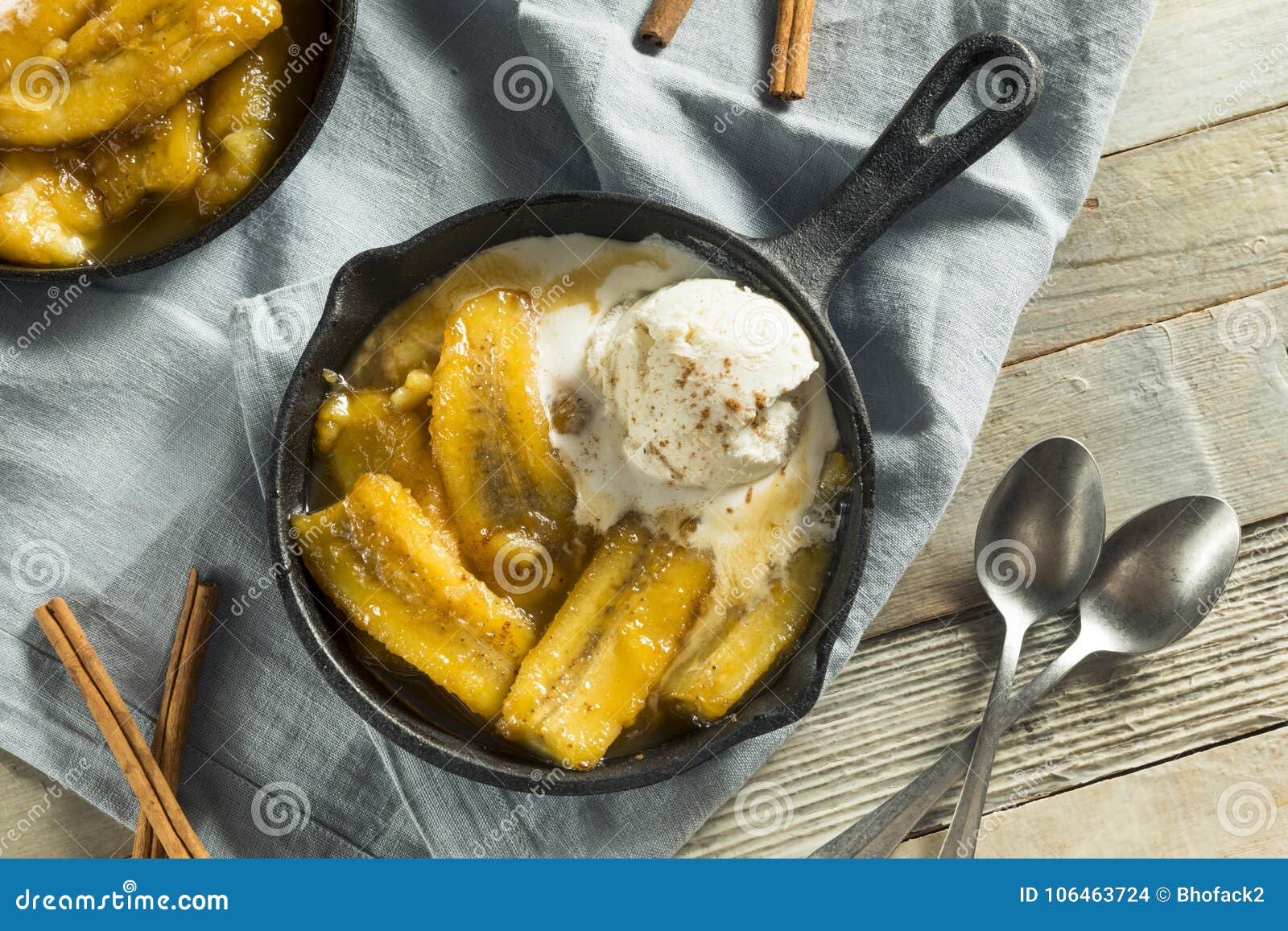 homemade sauteed bananas foster