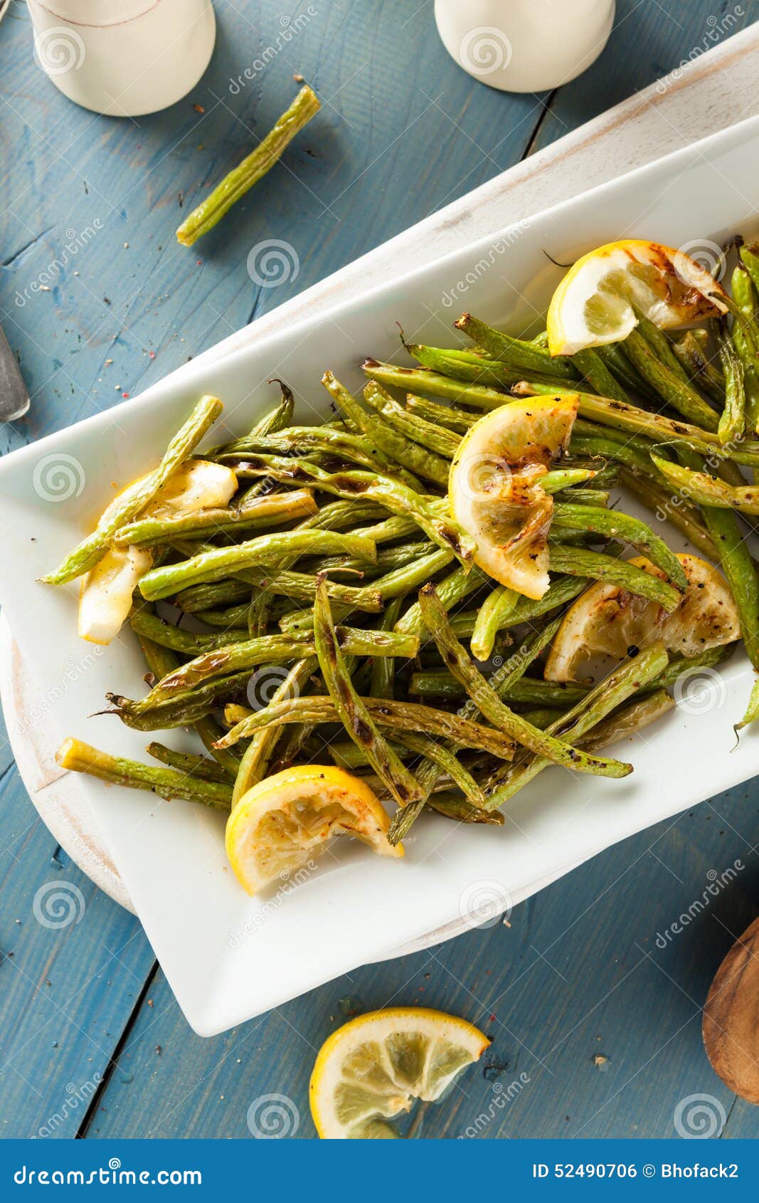 Homemade Sauteed Green Beans Stock Photo Image of dish, bean 52490706