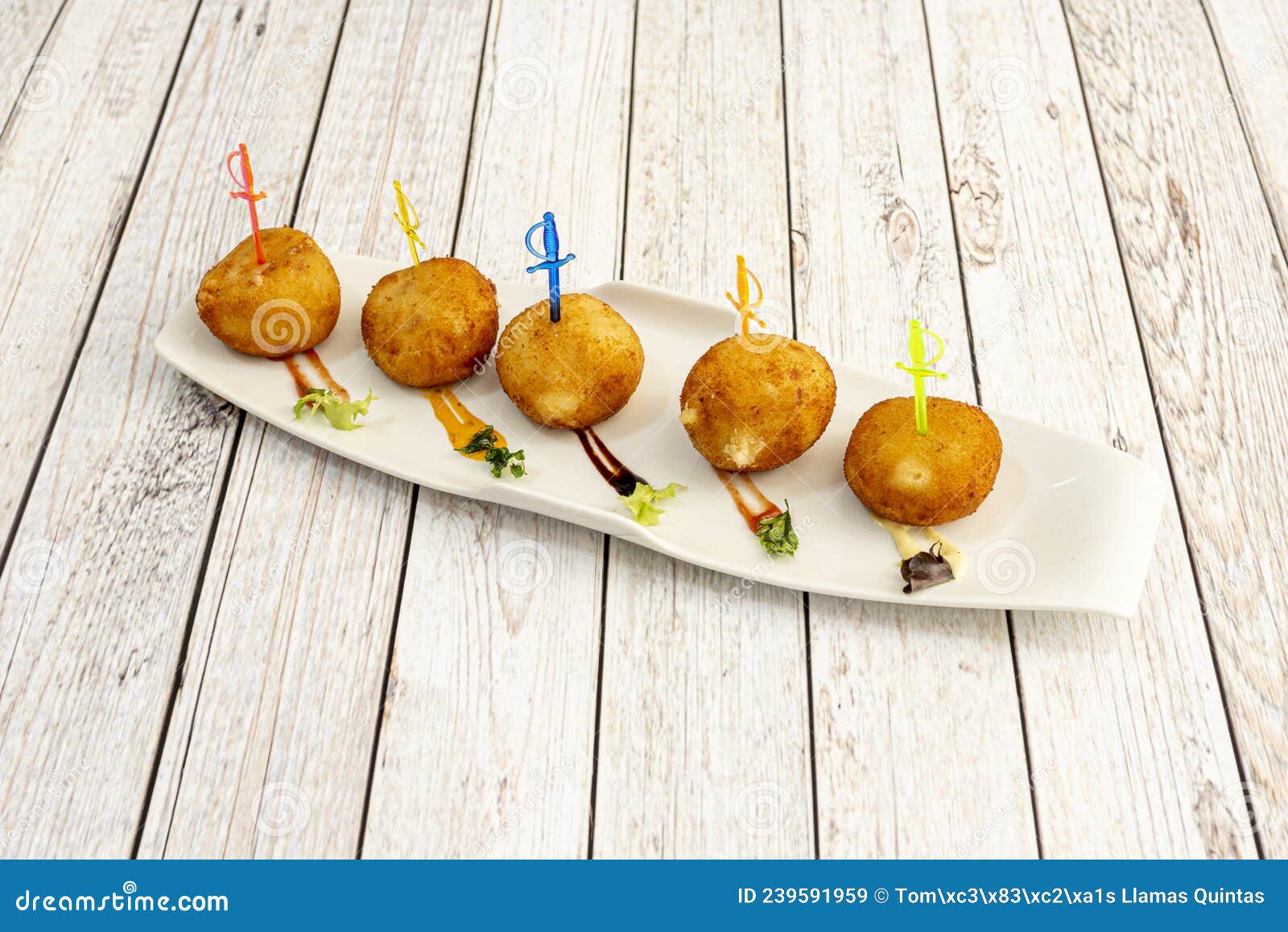 Homemade Serrano Ham Croquettes Stock Image Image of recipe, cooked