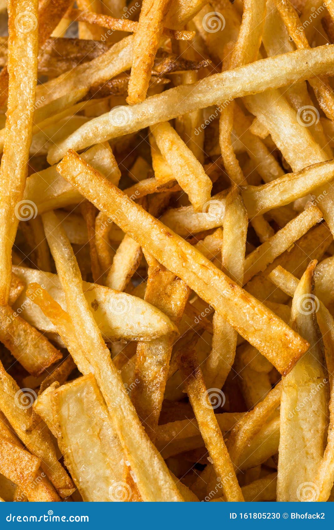 Homemade Shoestring French Fries Stock Photo - Image of crunchy ...