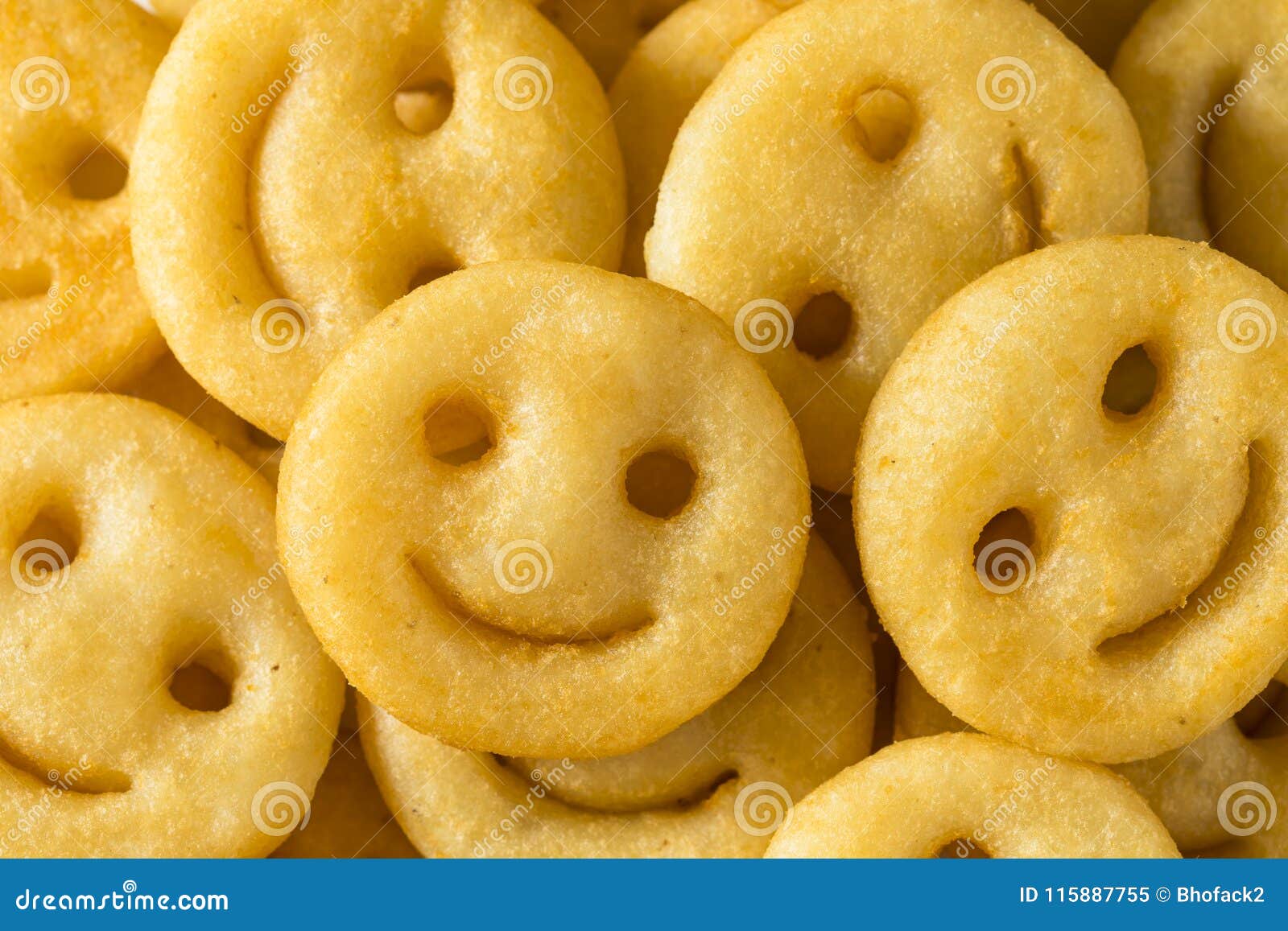Homemade Smiley Face French Fries Stock Image   Image of calories ...