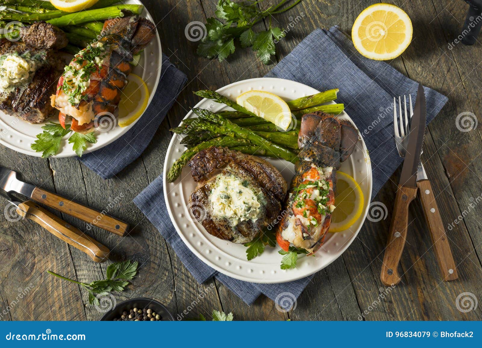 homemade steak and lobster surf n turf