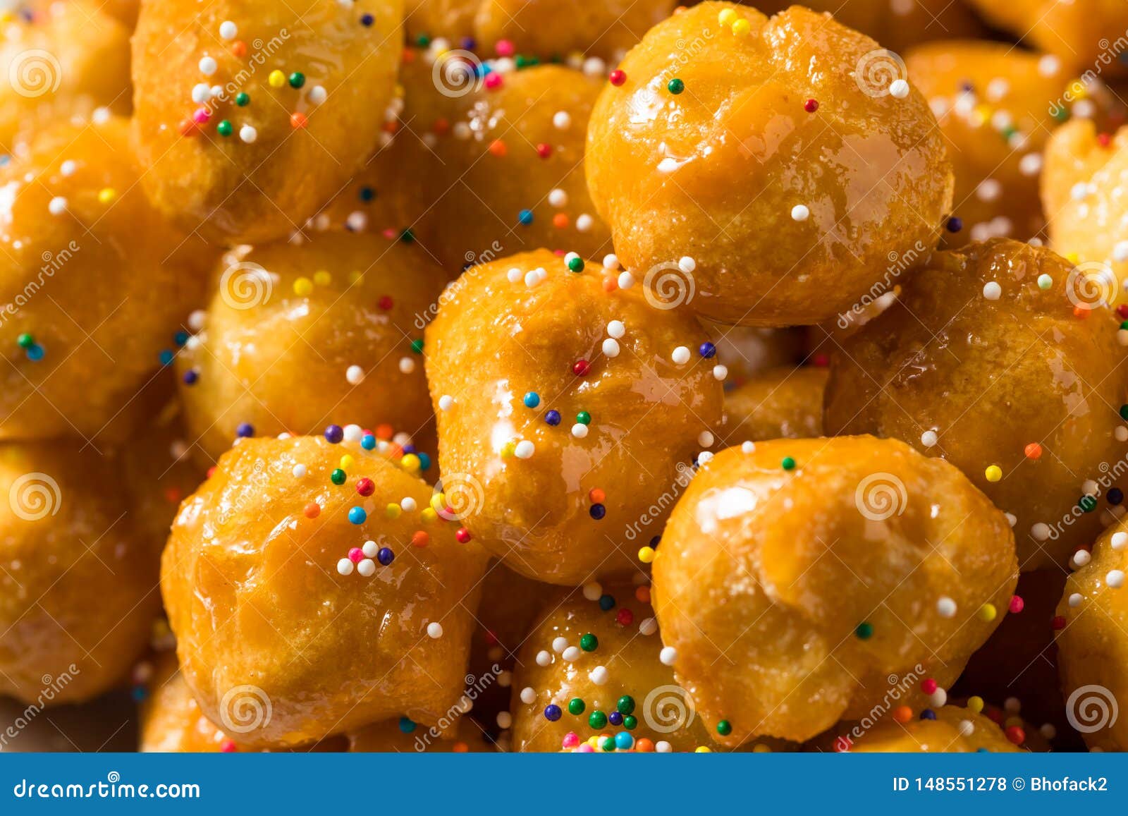 Homemade Sweet Italian Struffoli Stock Photo - Image of cooking, naples ...