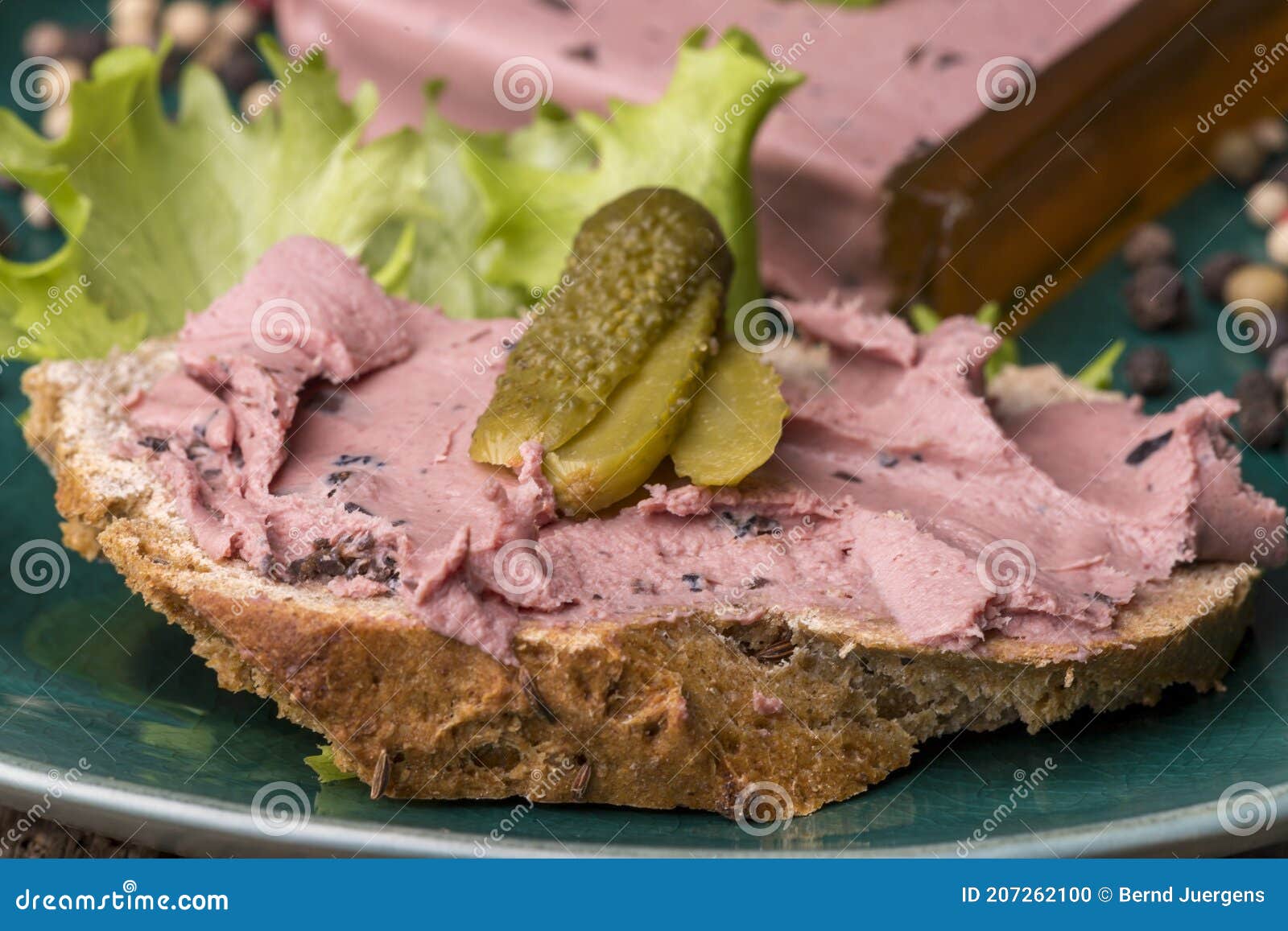 Homemade terrine stock photo. Image of goose, meat, food 207262100