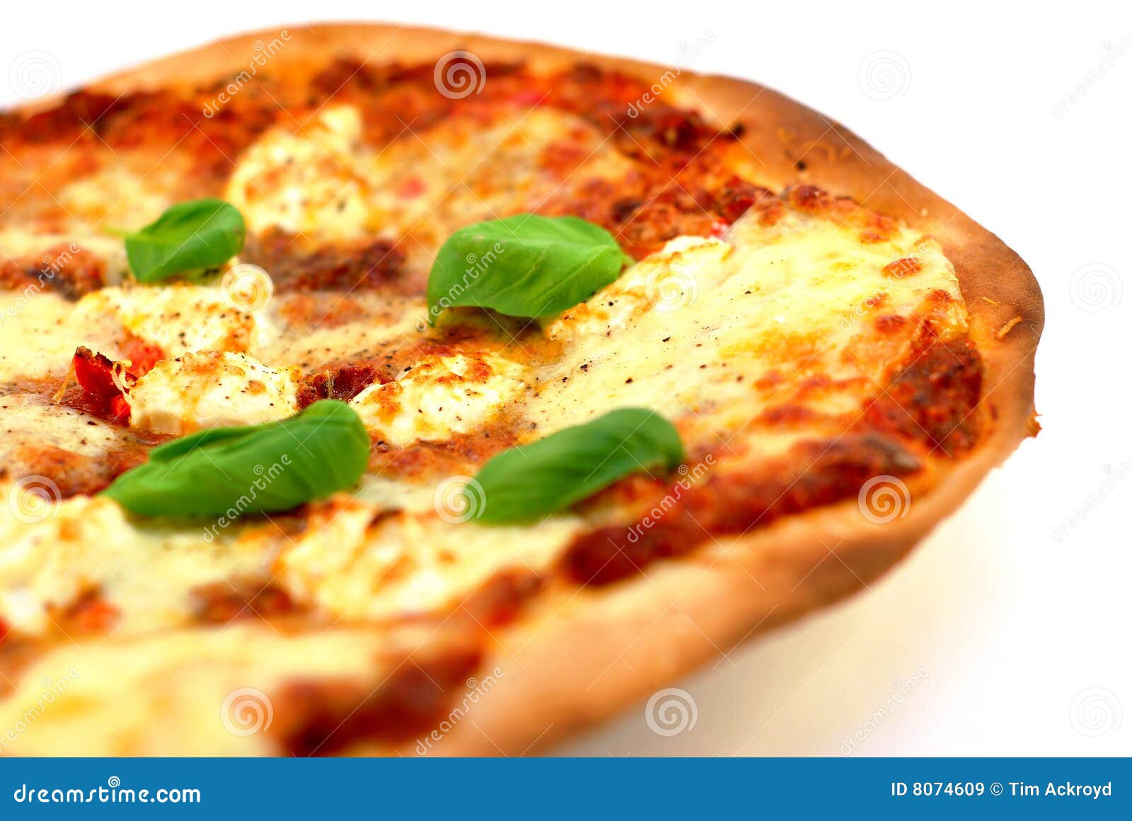 Homemade thin crust pizza stock image. Image of thin, italian 8074609