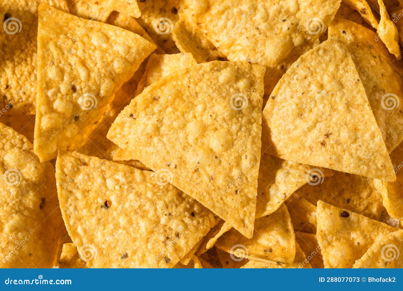 Homemade Triangle Tortilla Corn Chips Stock Image Image of triangle