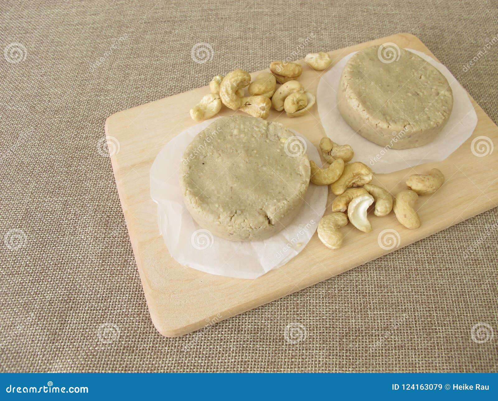 Vegan cheese from cashews stock image. Image of cashews 124163079