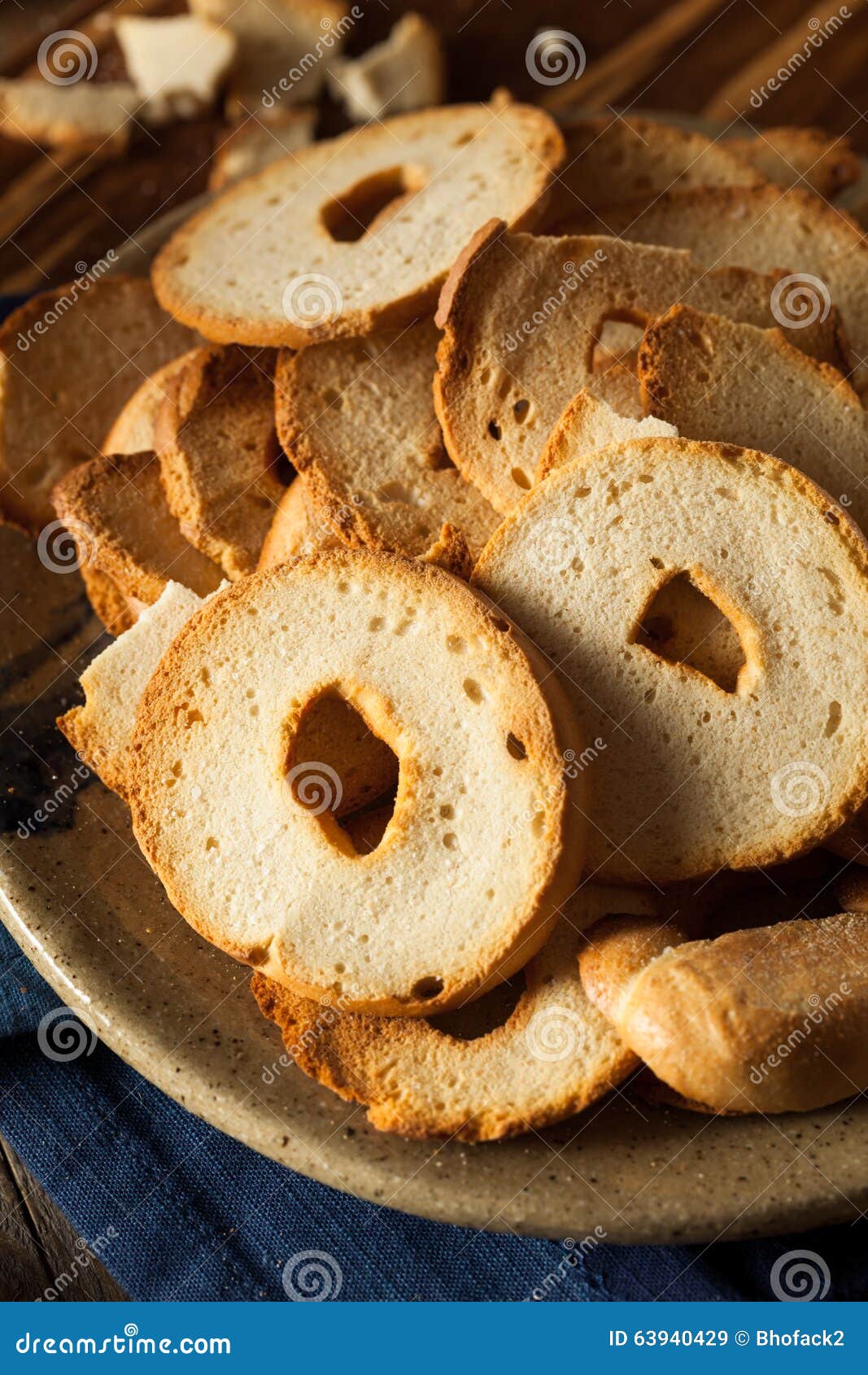 Homemade Whole Wheat Bagel Chips Stock Image Image of mini, crisp