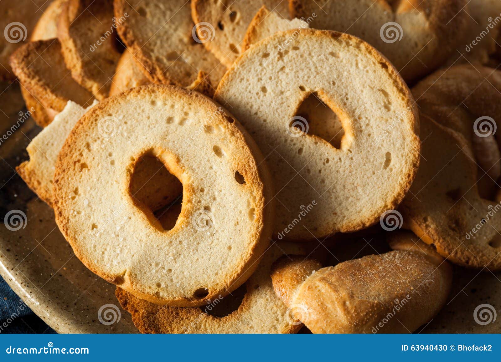 Homemade Whole Wheat Bagel Chips Stock Photo Image of oven, cracker