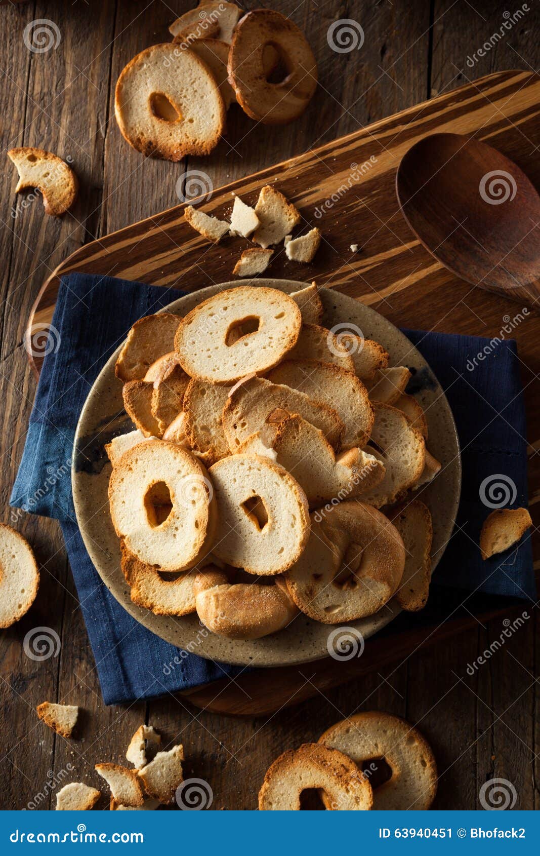 Homemade Whole Wheat Bagel Chips Stock Image Image of oven, chip