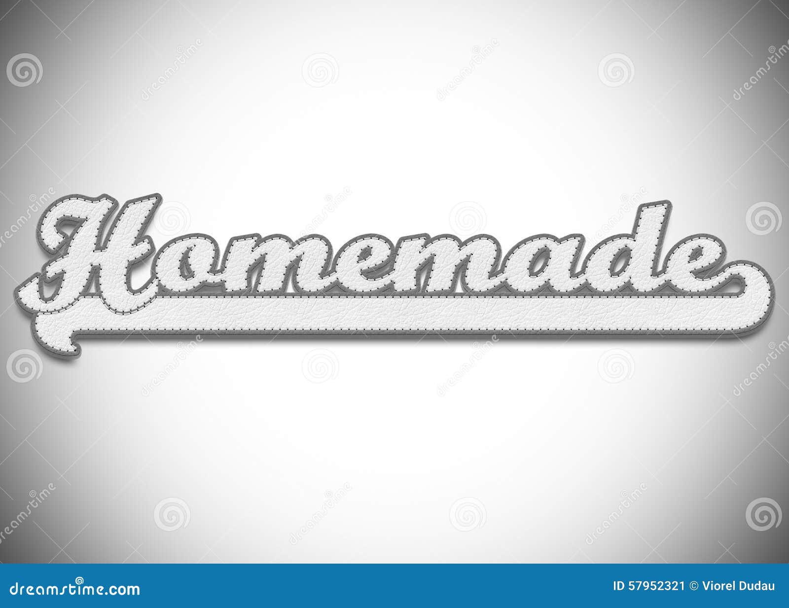 Homemade word stock illustration. Illustration of leather 57952321