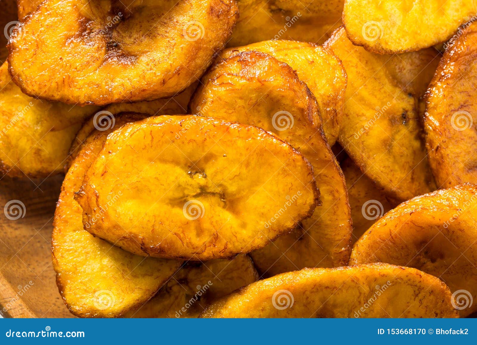 Homemade Yellow Fried Plantains Stock Photo Image of plantains, tasty