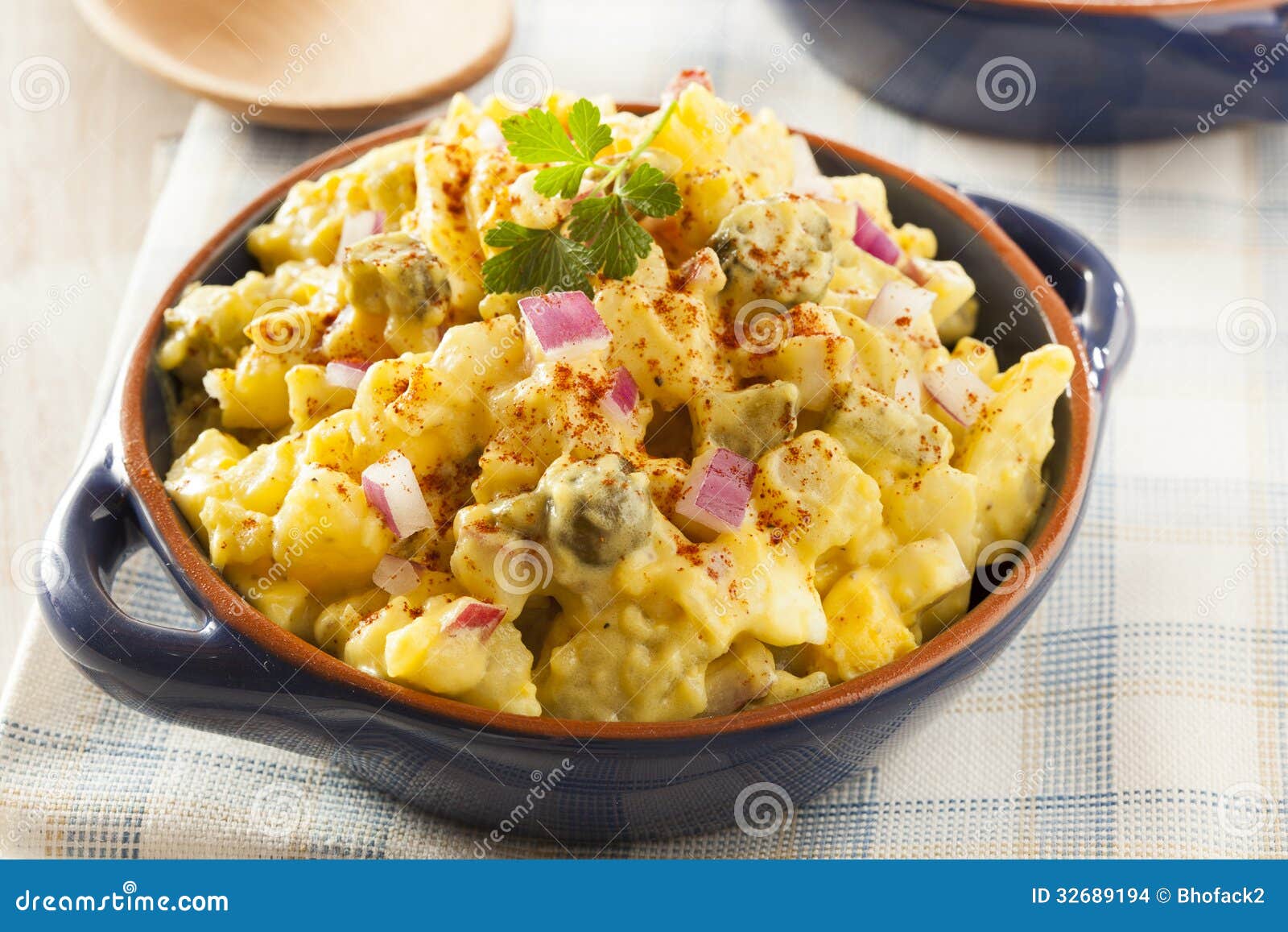 Homemade Yellow Potato Salad Stock Photo - Image of food, mayo: 32689194