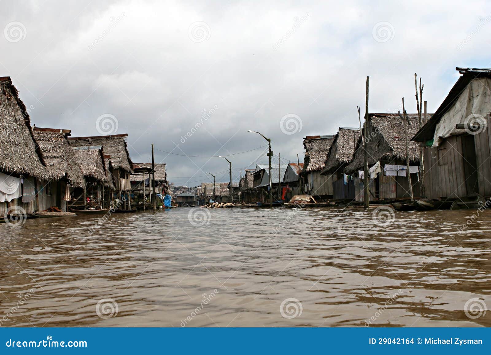 Homes in Belen Peru stock photo. Image of filth, plain 29042164