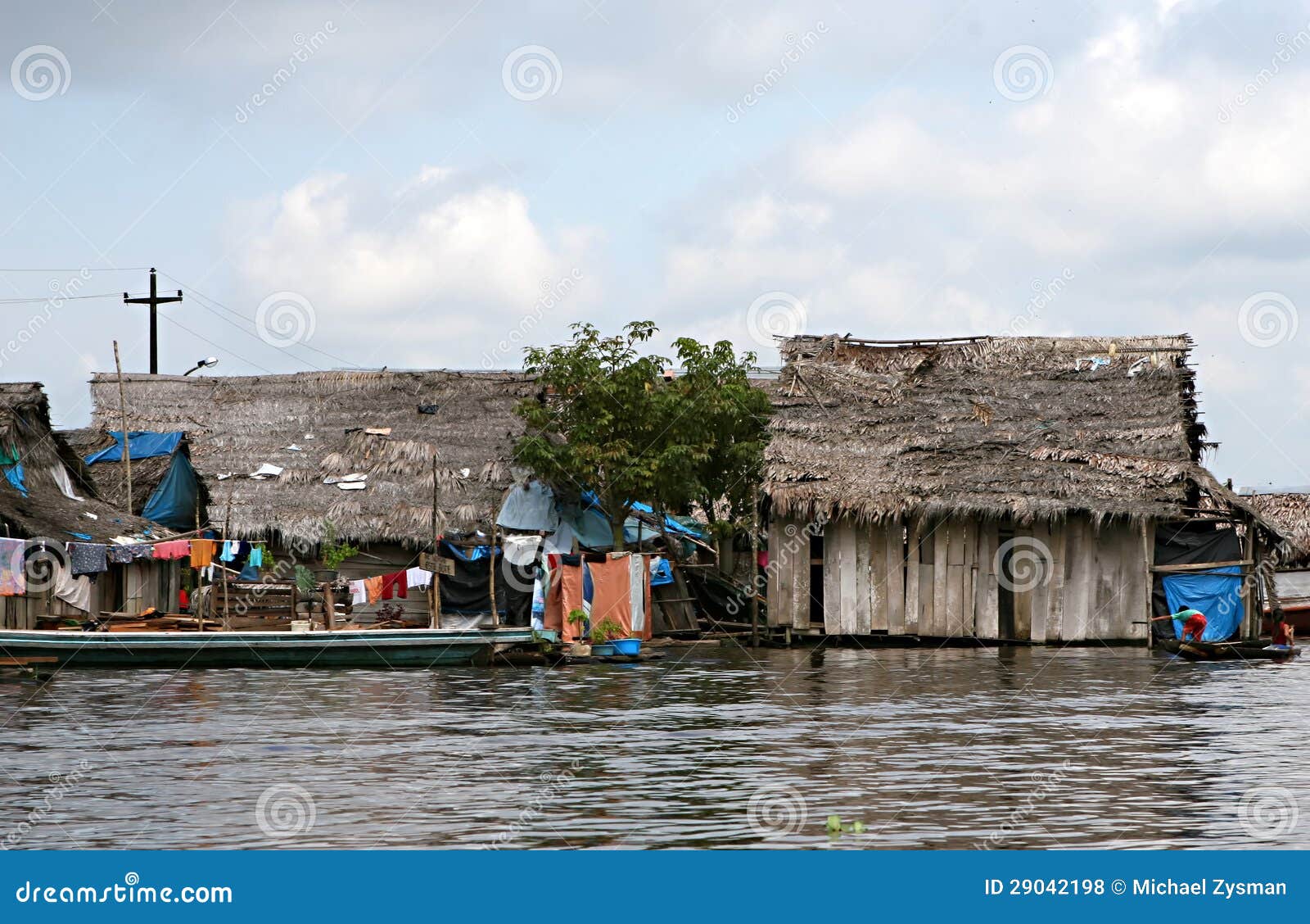 Homes in Belen Peru stock photo. Image of season, stilts 29042198
