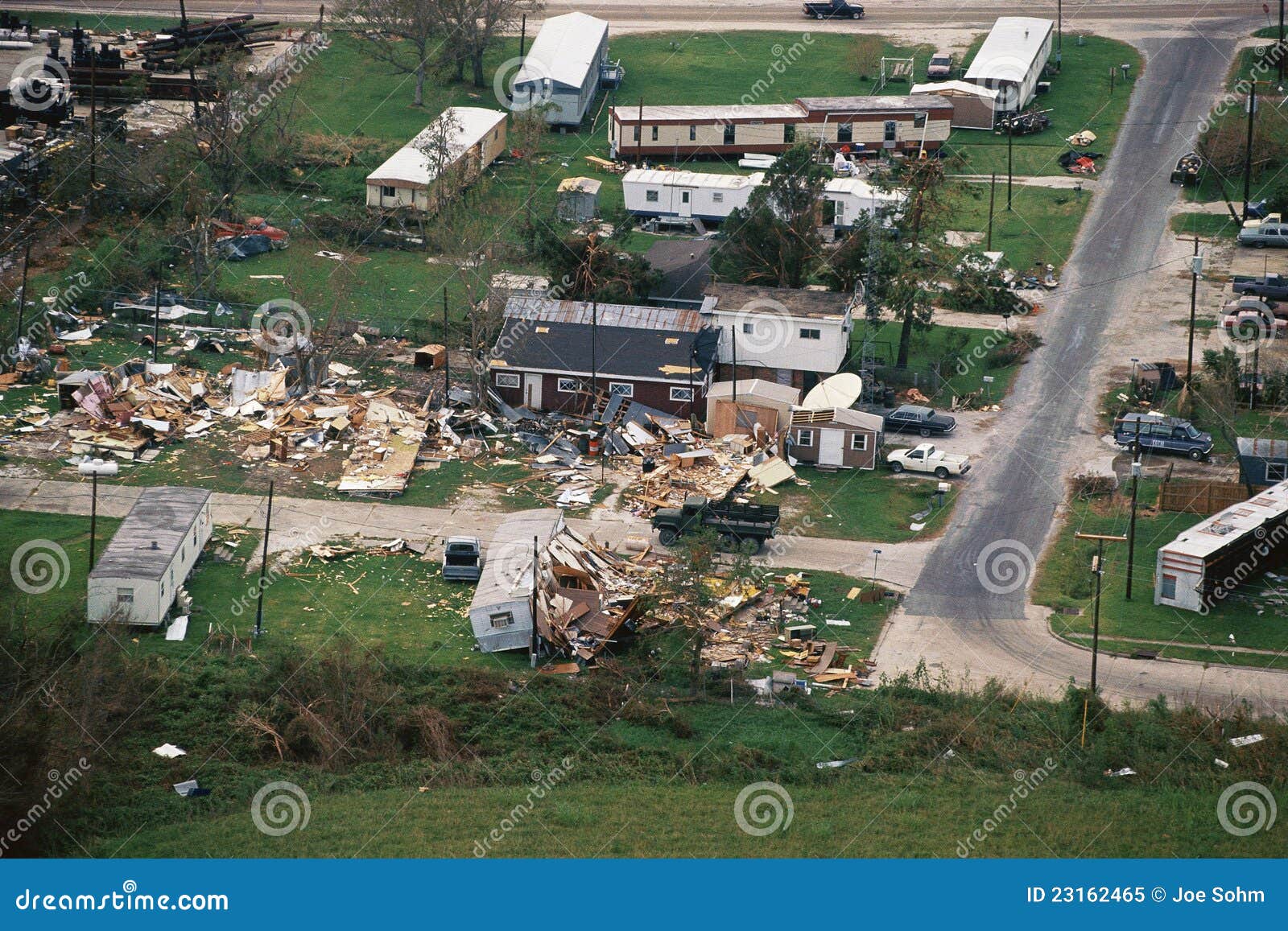 Homes and Houses Destroyed by Tornado Editorial Image Image of