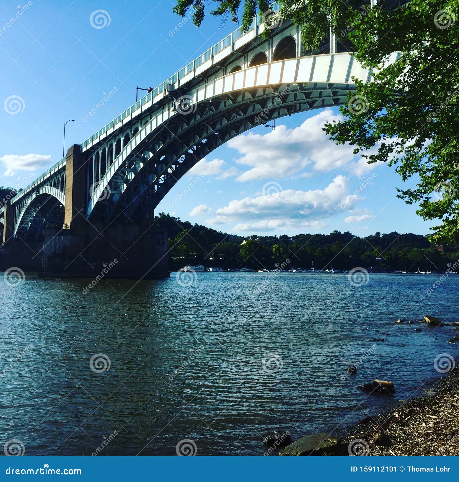 Homestead Grays Bridge Pittsburgh Pennsylvania Stock Image - Image
