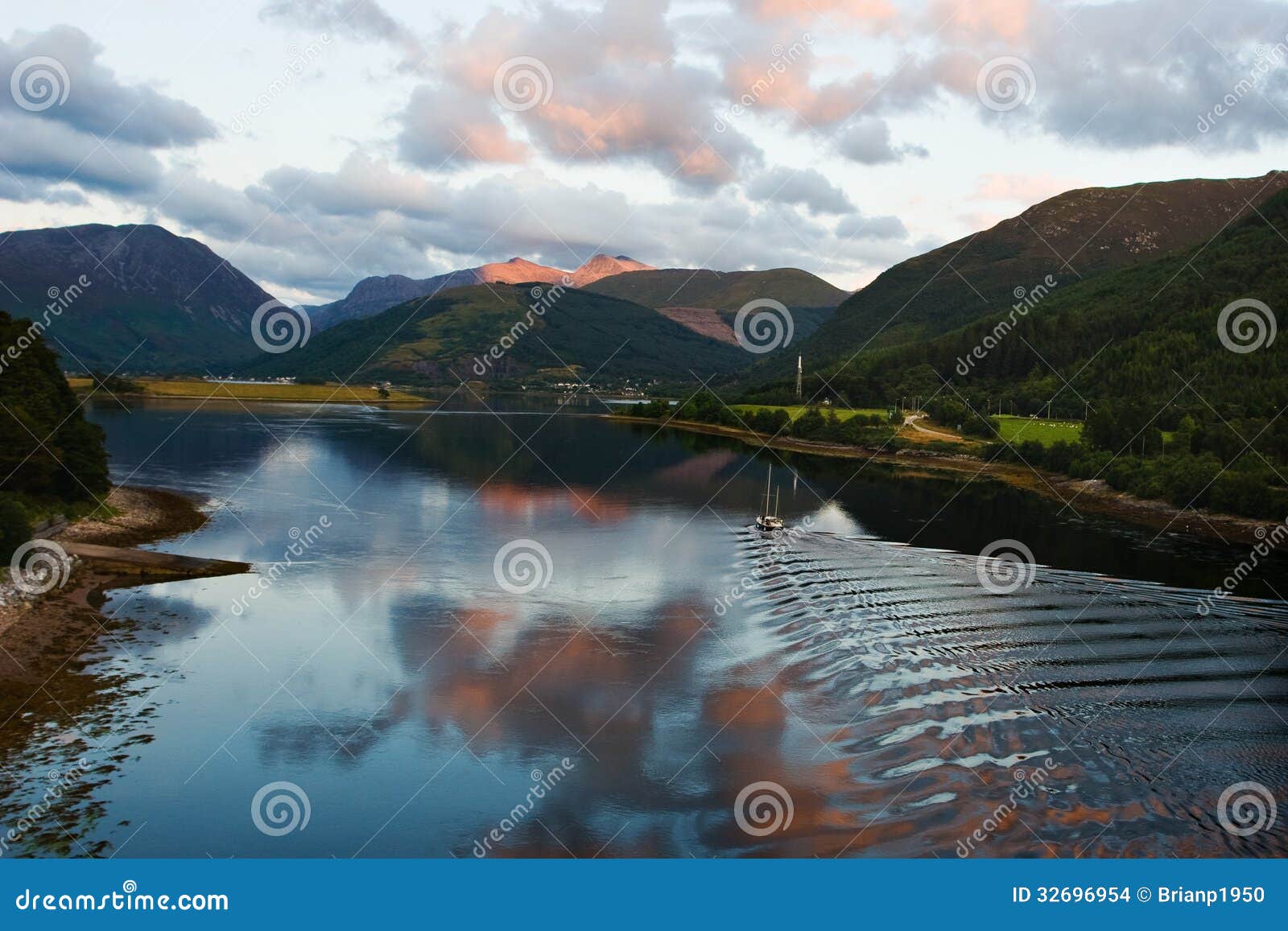 Homeward bound stock photo. Image of mountains, wake - 32696954