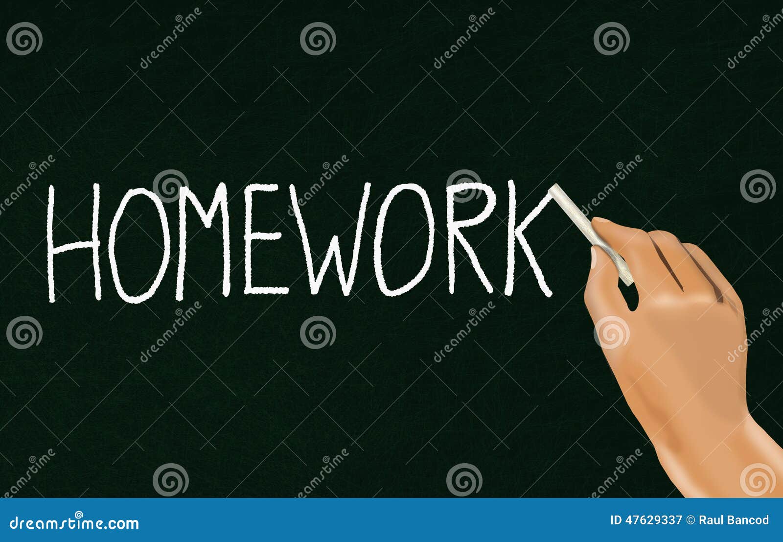 images of homework assignments