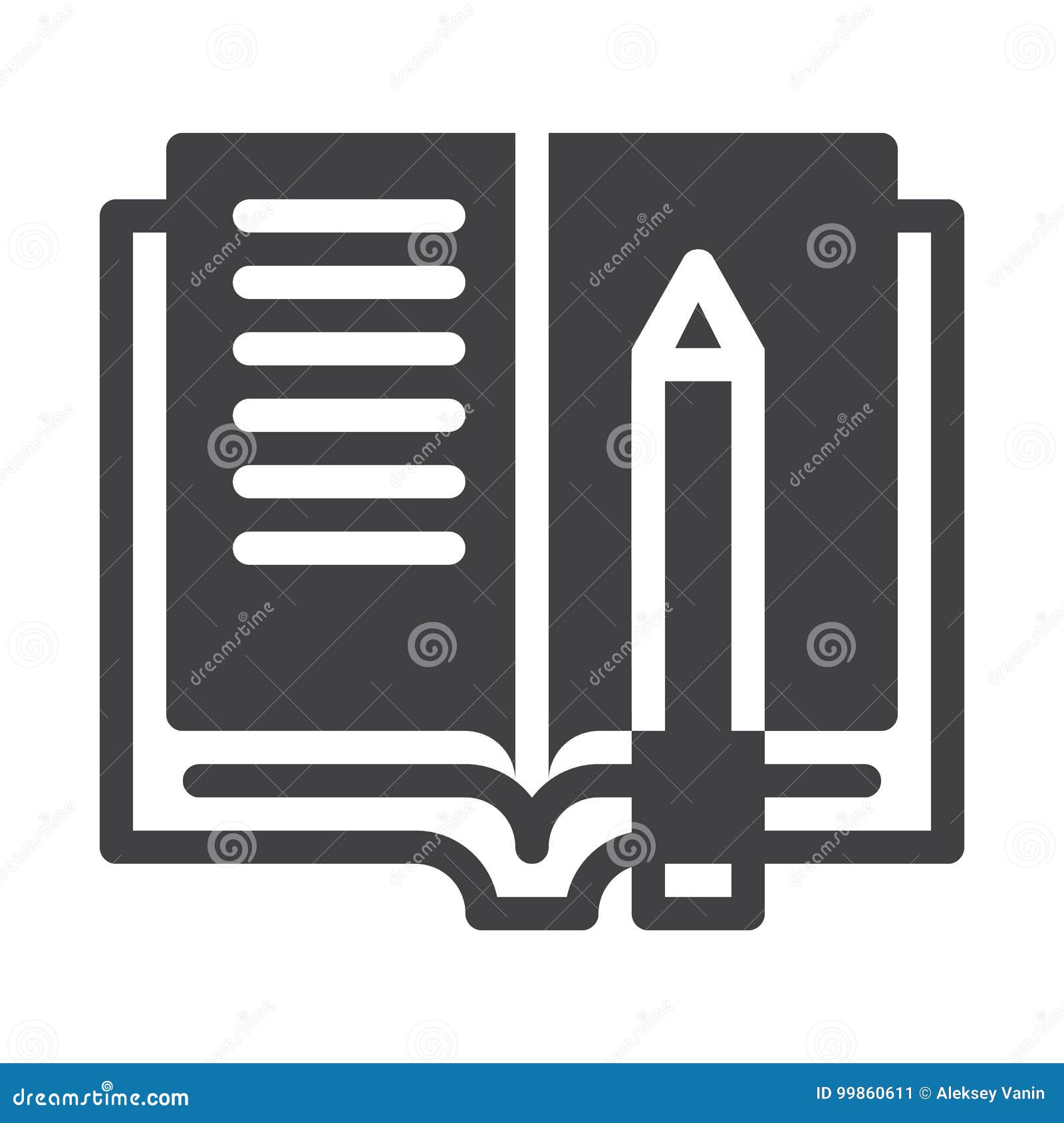 Download Homework icon vector stock vector. Illustration of ...