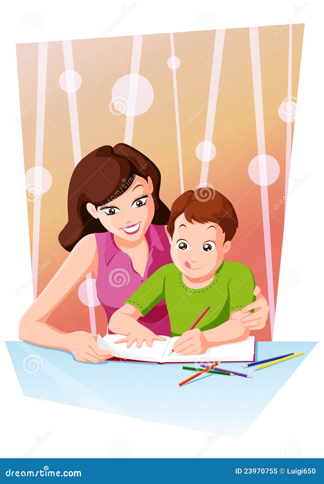 Homework Mom Stock Illustrations 524 Homework Mom Stock Illustrations Vectors Clipart Dreamstime